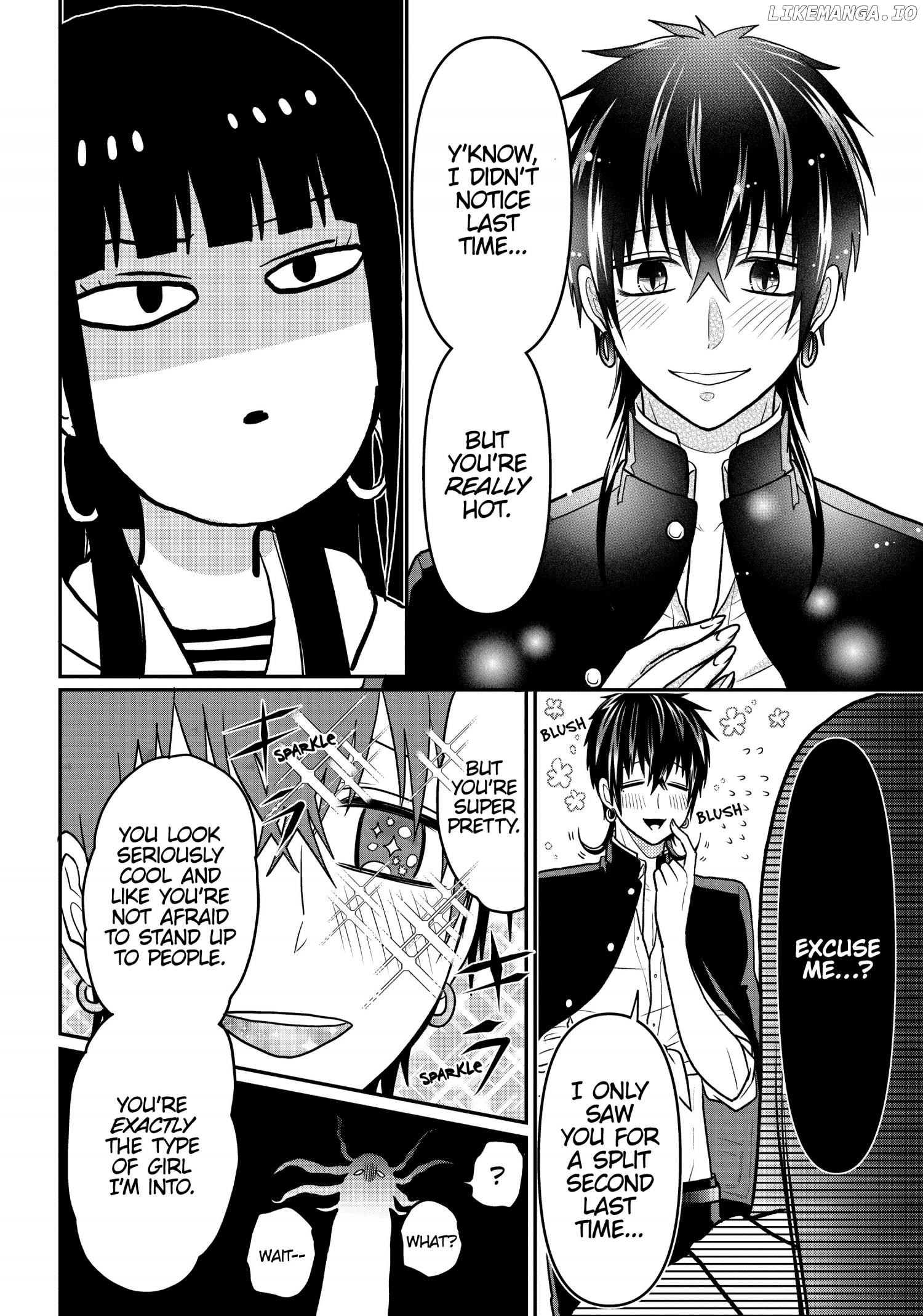 Josou Shite Mendoukusai Koto ni Natteru Nekura to Yankee no Ryou Kataomoi chapter 10 - page 13