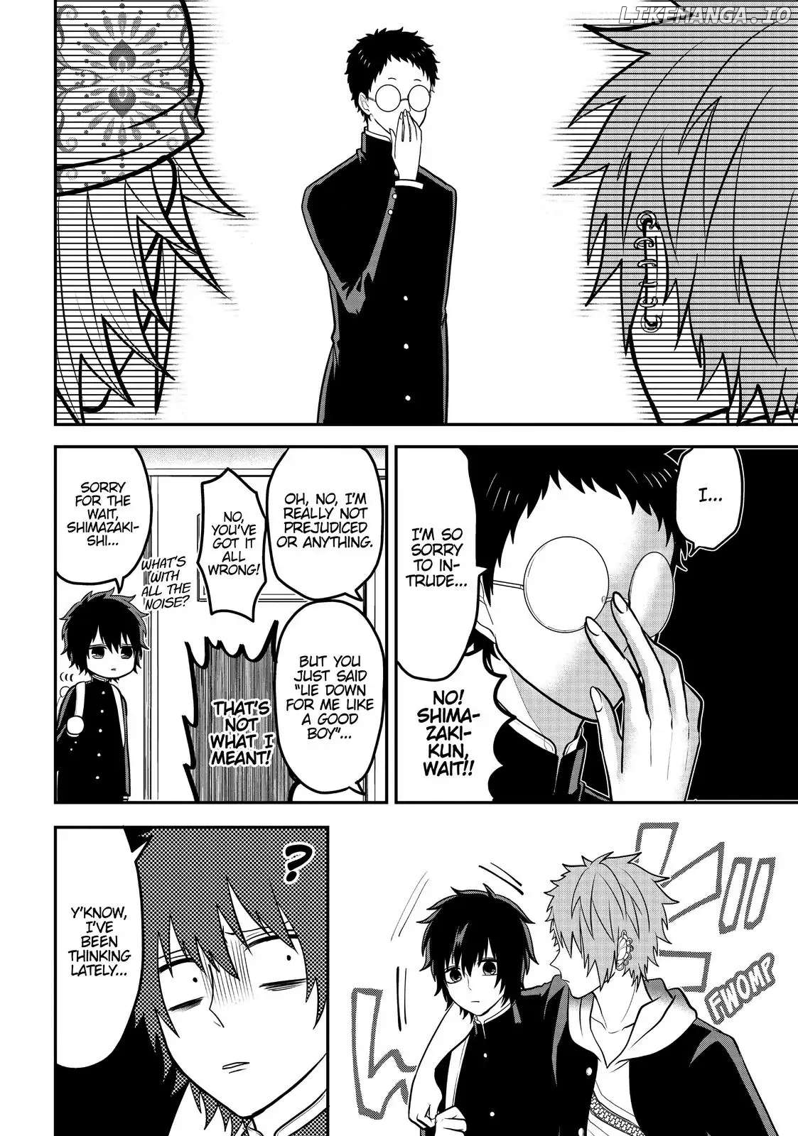 Josou Shite Mendoukusai Koto ni Natteru Nekura to Yankee no Ryou Kataomoi chapter 34 - page 4