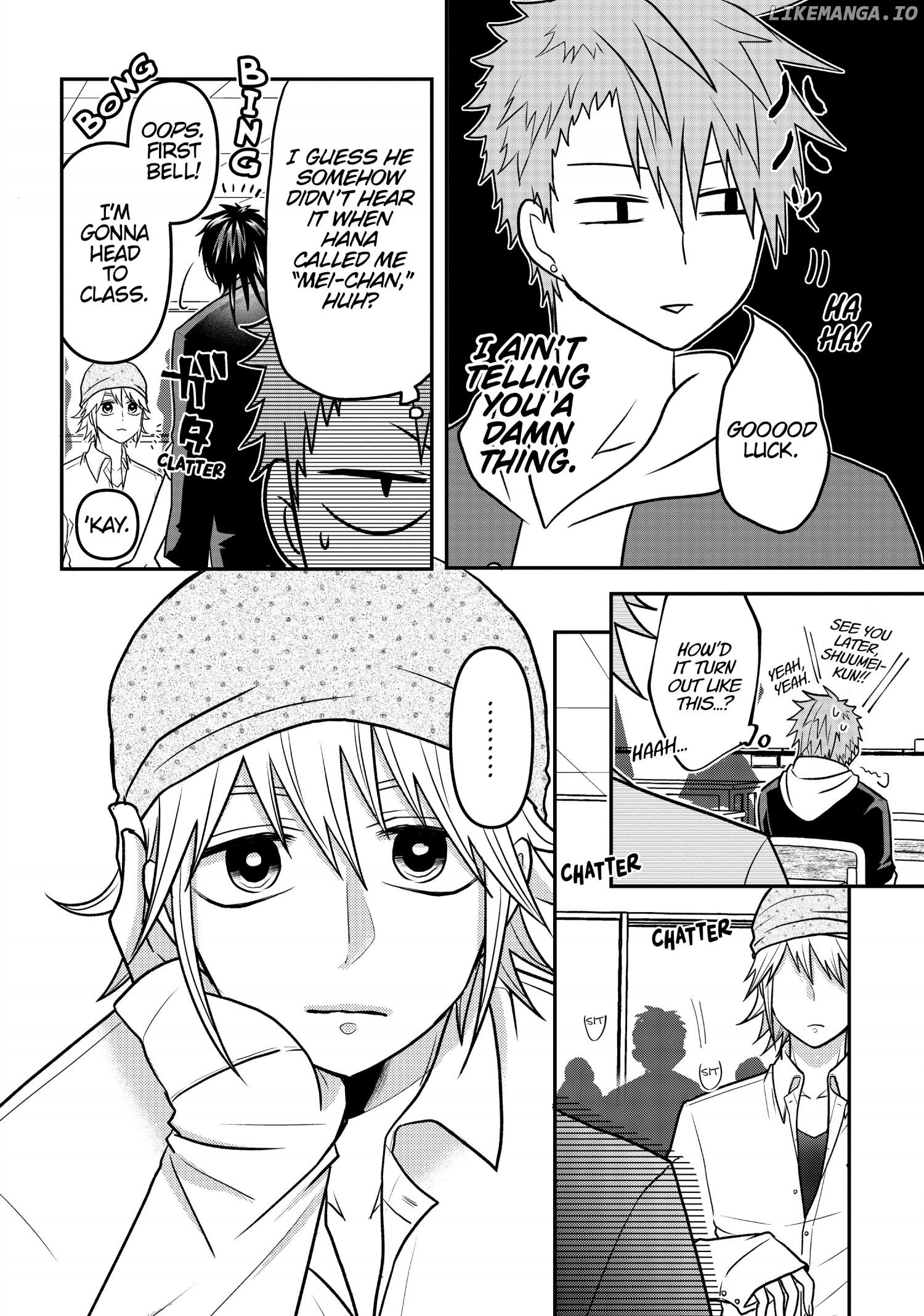 Josou Shite Mendoukusai Koto ni Natteru Nekura to Yankee no Ryou Kataomoi chapter 11 - page 12