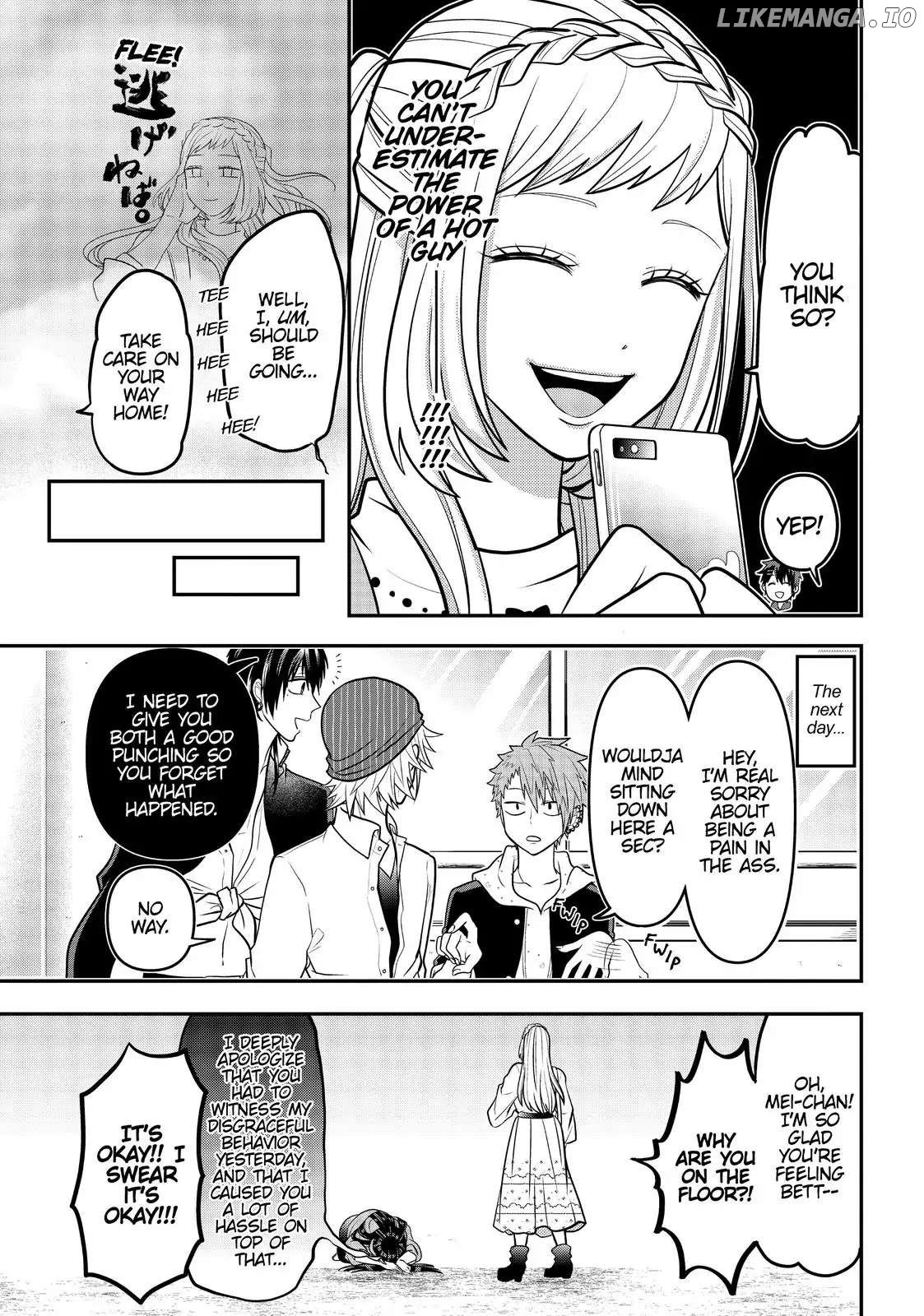 Josou Shite Mendoukusai Koto ni Natteru Nekura to Yankee no Ryou Kataomoi chapter 35 - page 11