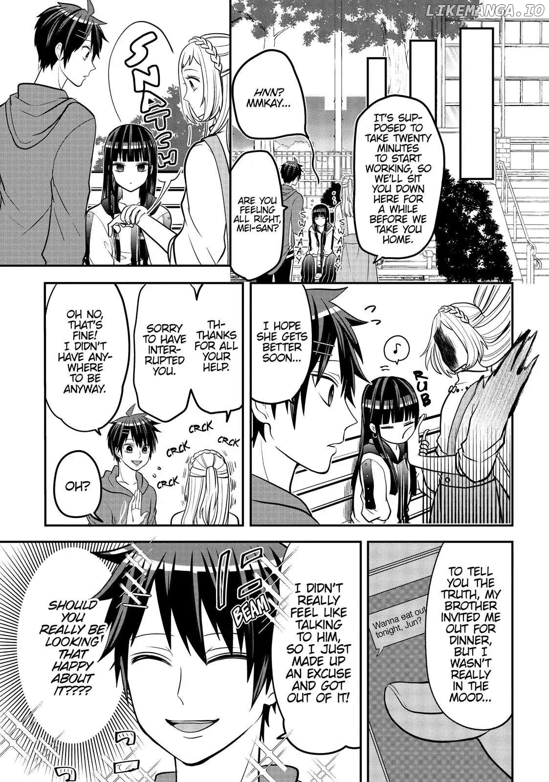 Josou Shite Mendoukusai Koto ni Natteru Nekura to Yankee no Ryou Kataomoi chapter 35 - page 7