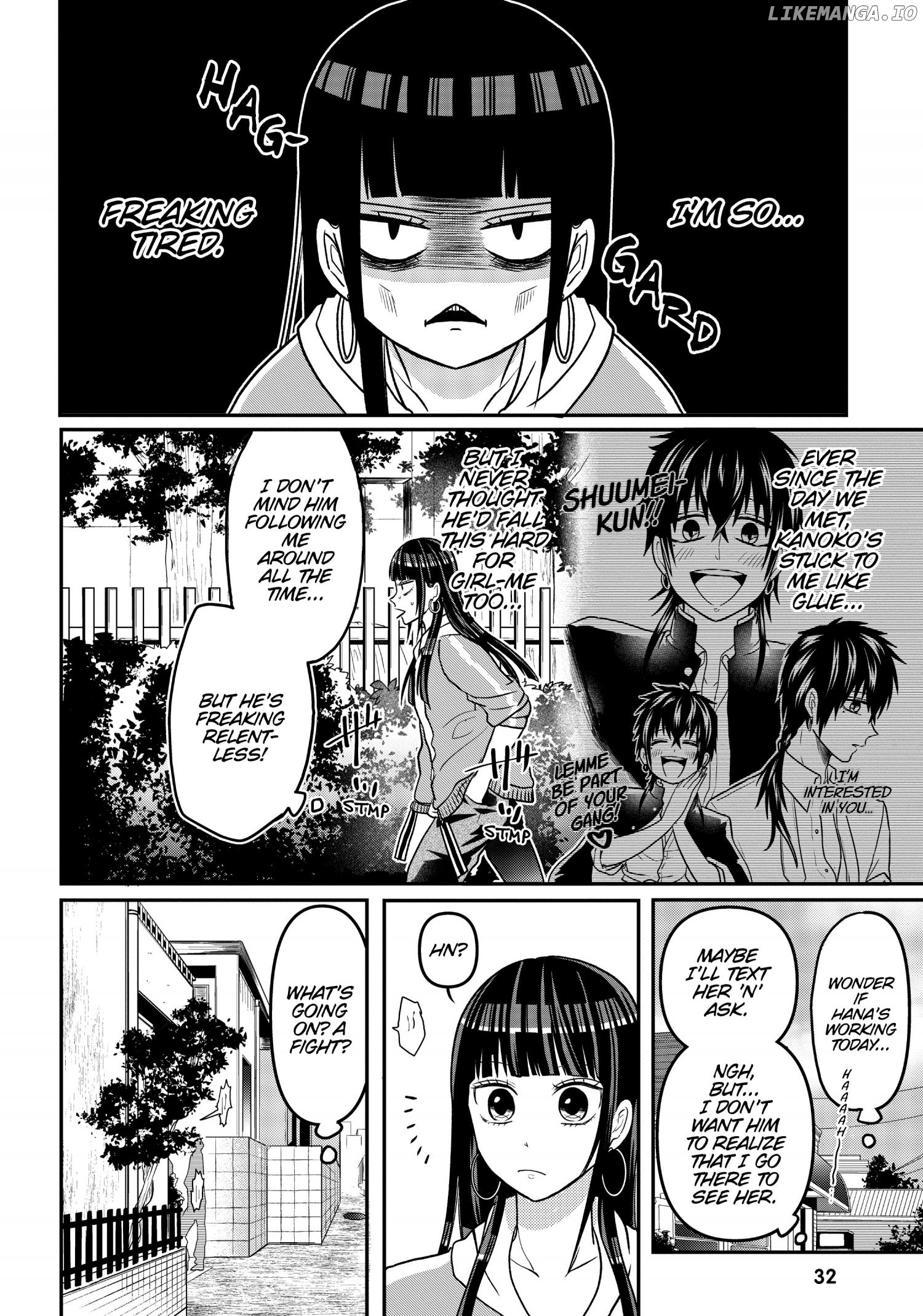 Josou Shite Mendoukusai Koto ni Natteru Nekura to Yankee no Ryou Kataomoi chapter 12 - page 2