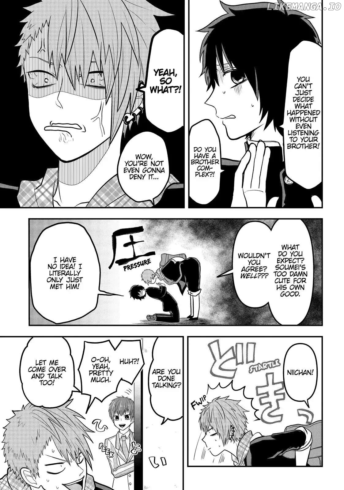 Josou Shite Mendoukusai Koto ni Natteru Nekura to Yankee no Ryou Kataomoi chapter 36 - page 7