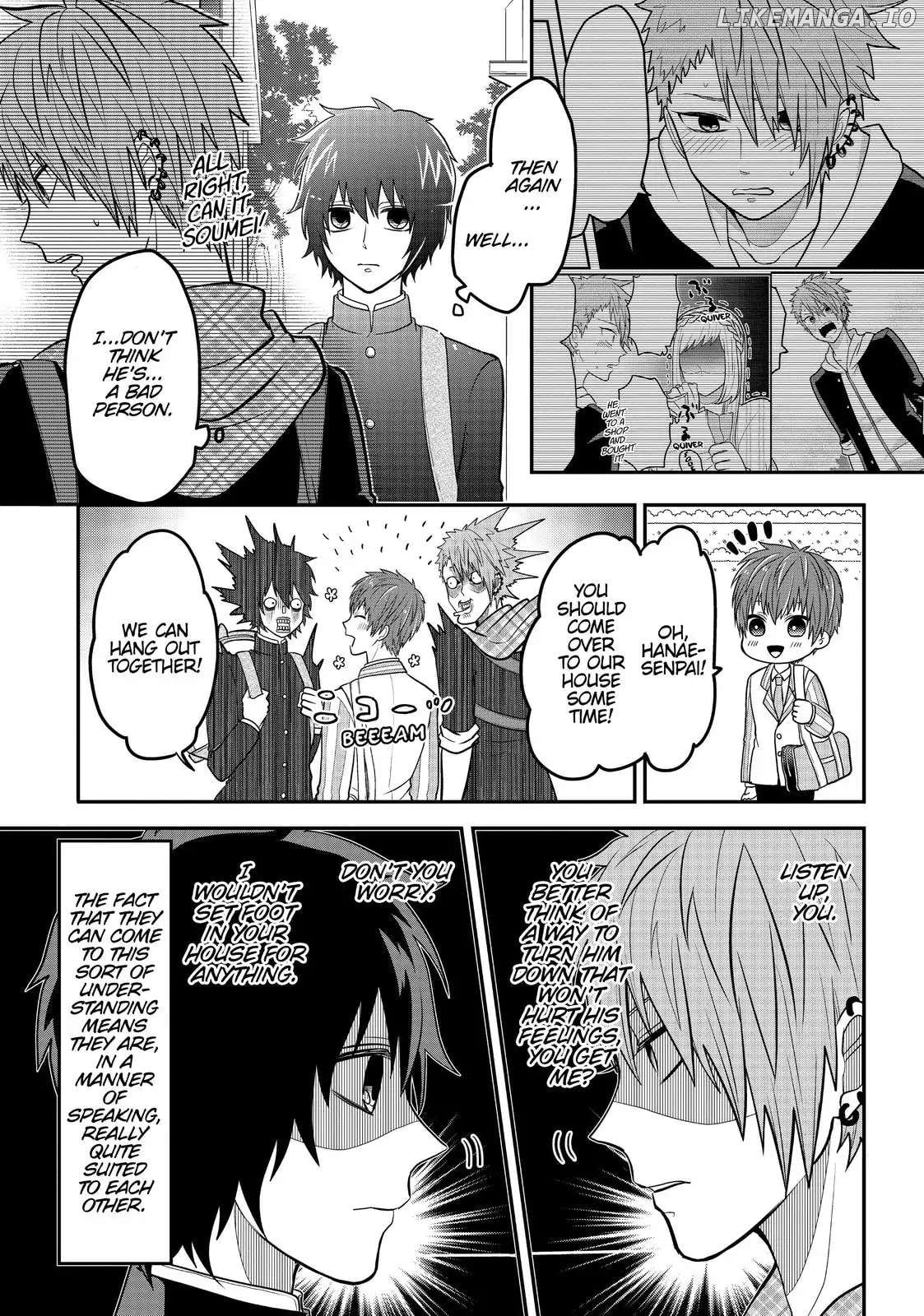 Josou Shite Mendoukusai Koto ni Natteru Nekura to Yankee no Ryou Kataomoi chapter 36 - page 9