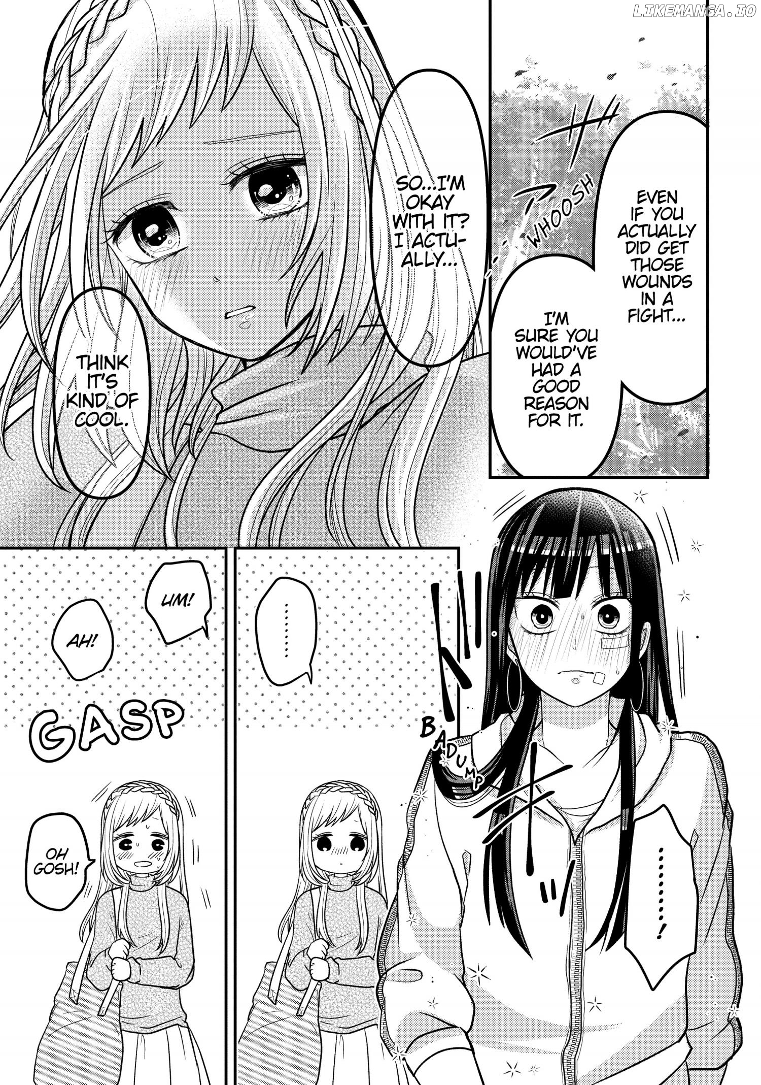 Josou Shite Mendoukusai Koto ni Natteru Nekura to Yankee no Ryou Kataomoi chapter 13 - page 9
