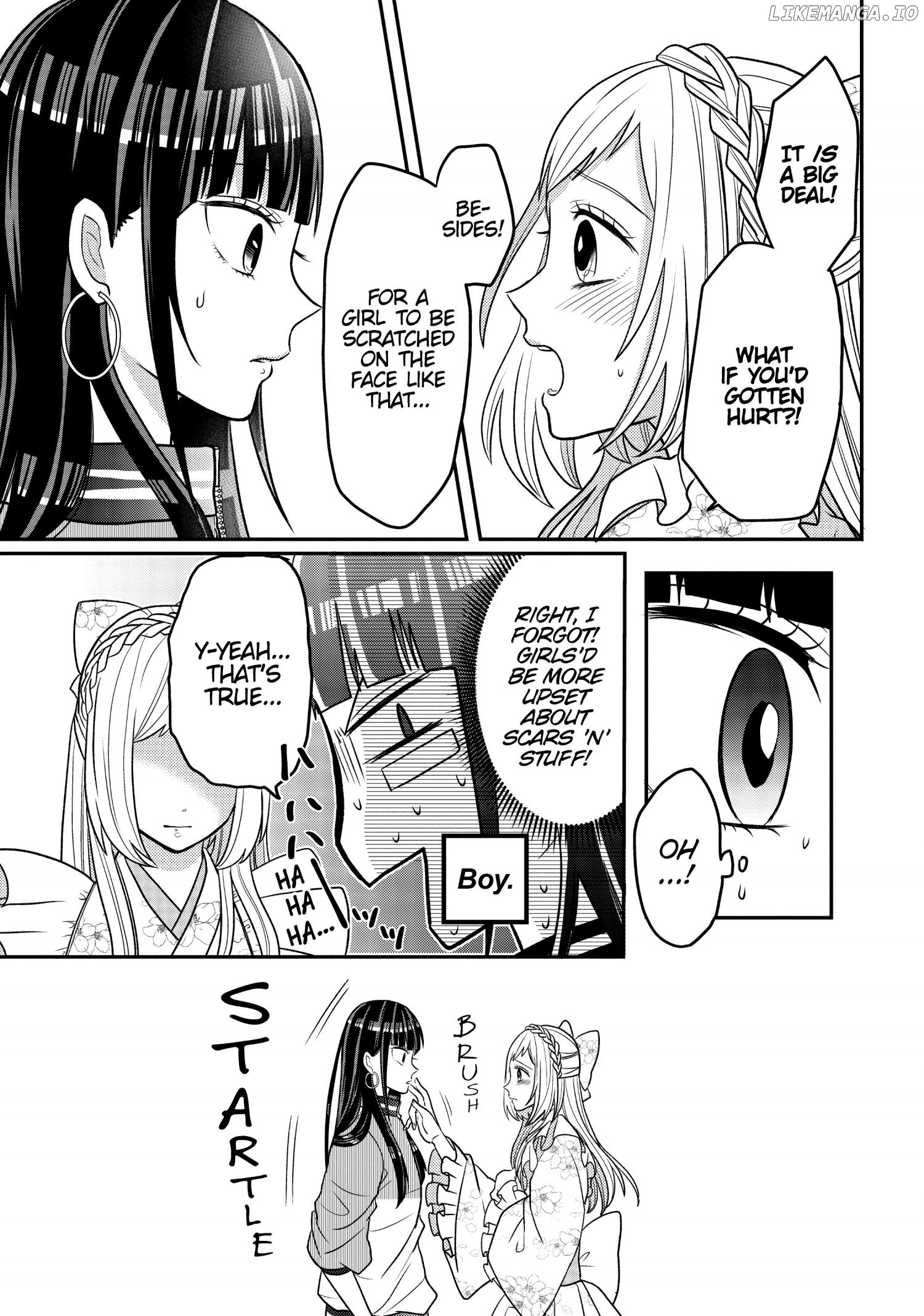 Josou Shite Mendoukusai Koto ni Natteru Nekura to Yankee no Ryou Kataomoi chapter 13 - page 3
