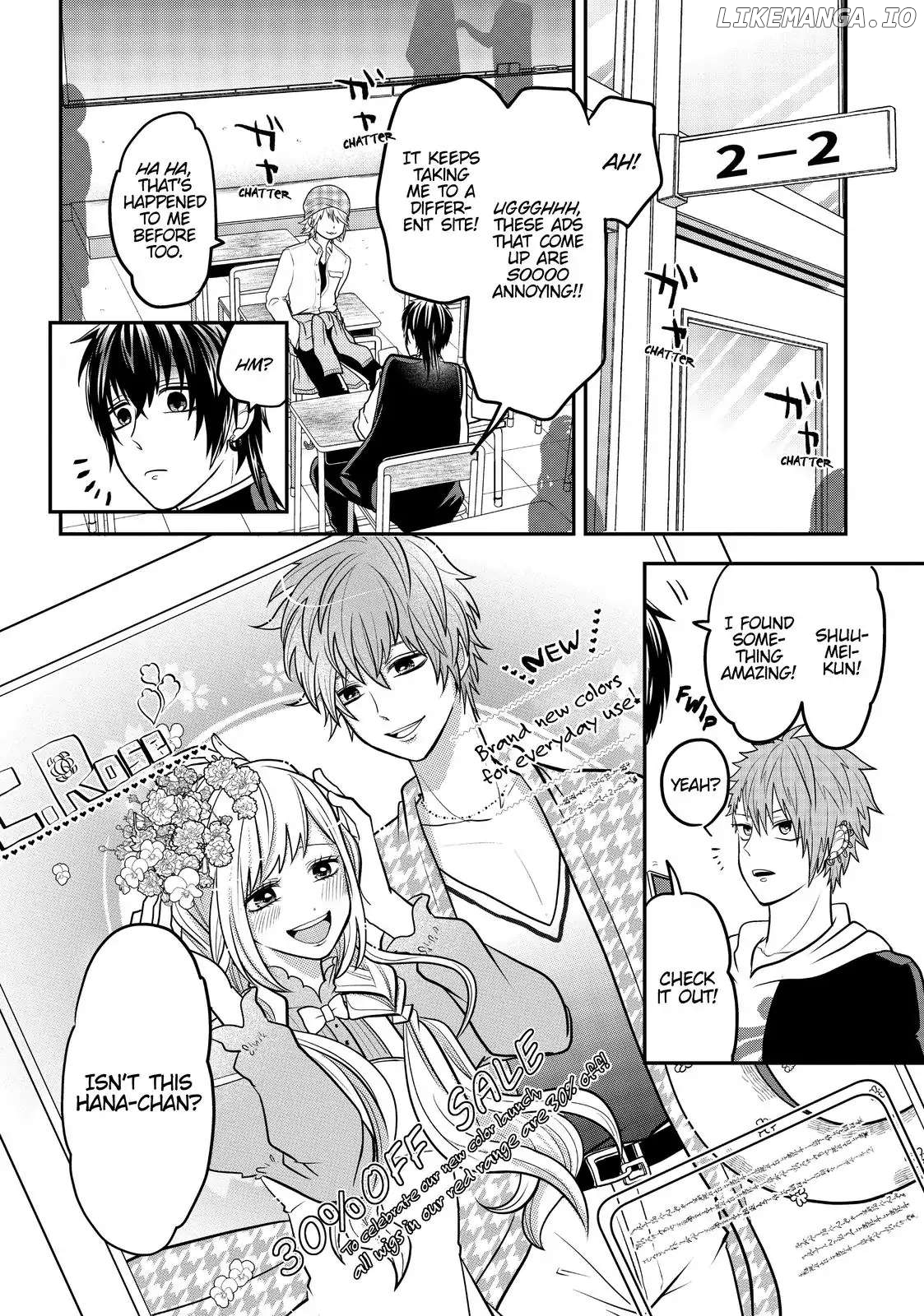 Josou Shite Mendoukusai Koto ni Natteru Nekura to Yankee no Ryou Kataomoi chapter 37 - page 8