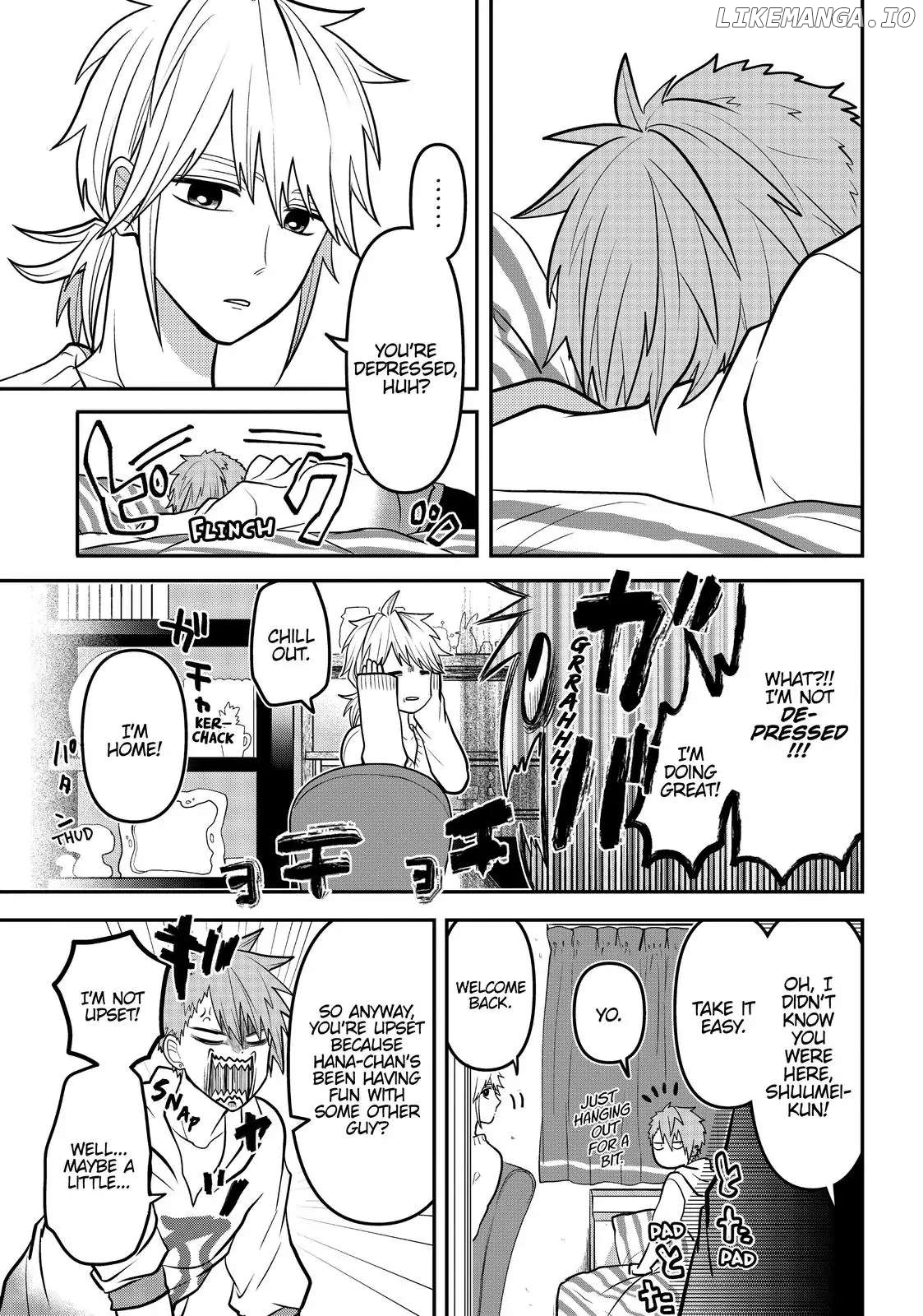 Josou Shite Mendoukusai Koto ni Natteru Nekura to Yankee no Ryou Kataomoi chapter 38 - page 7
