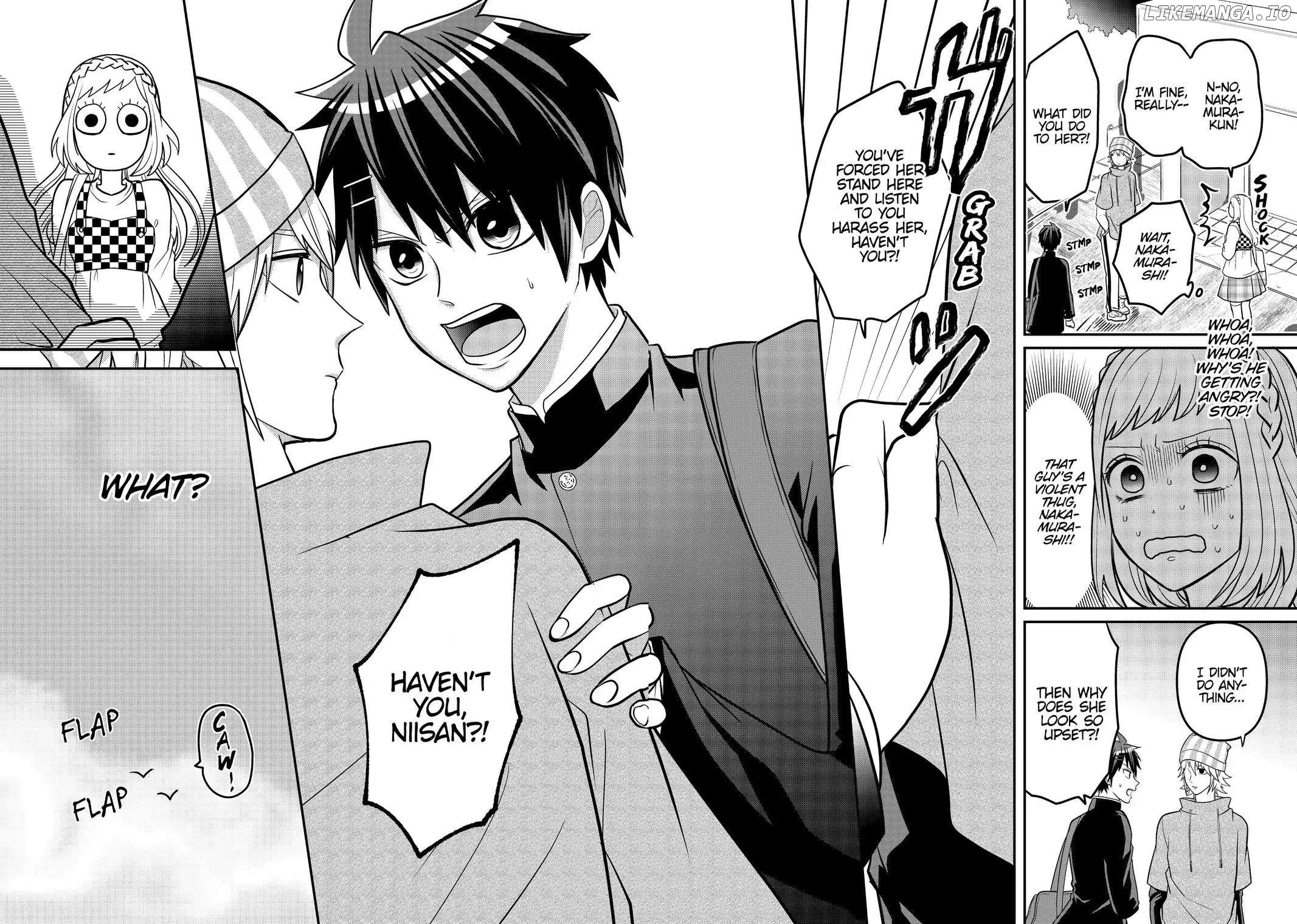 Josou Shite Mendoukusai Koto ni Natteru Nekura to Yankee no Ryou Kataomoi chapter 39 - page 10