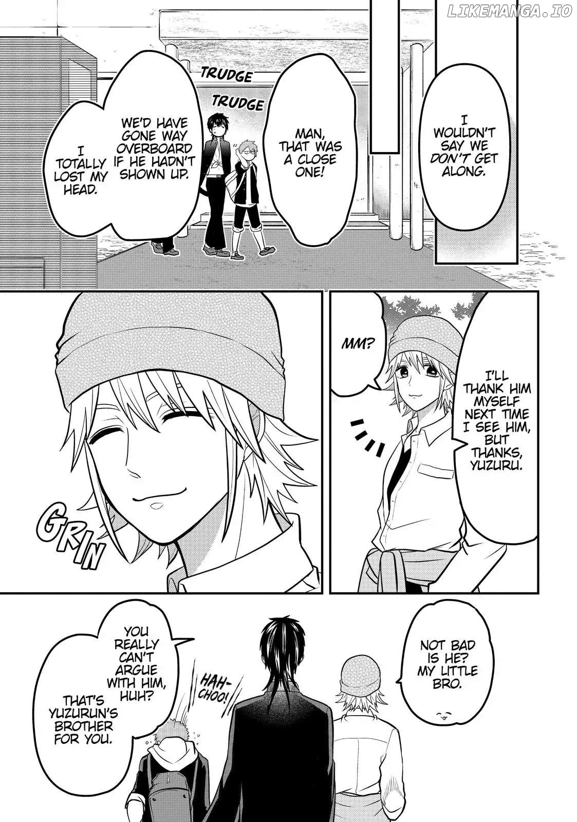 Josou Shite Mendoukusai Koto ni Natteru Nekura to Yankee no Ryou Kataomoi chapter 39.1 - page 10