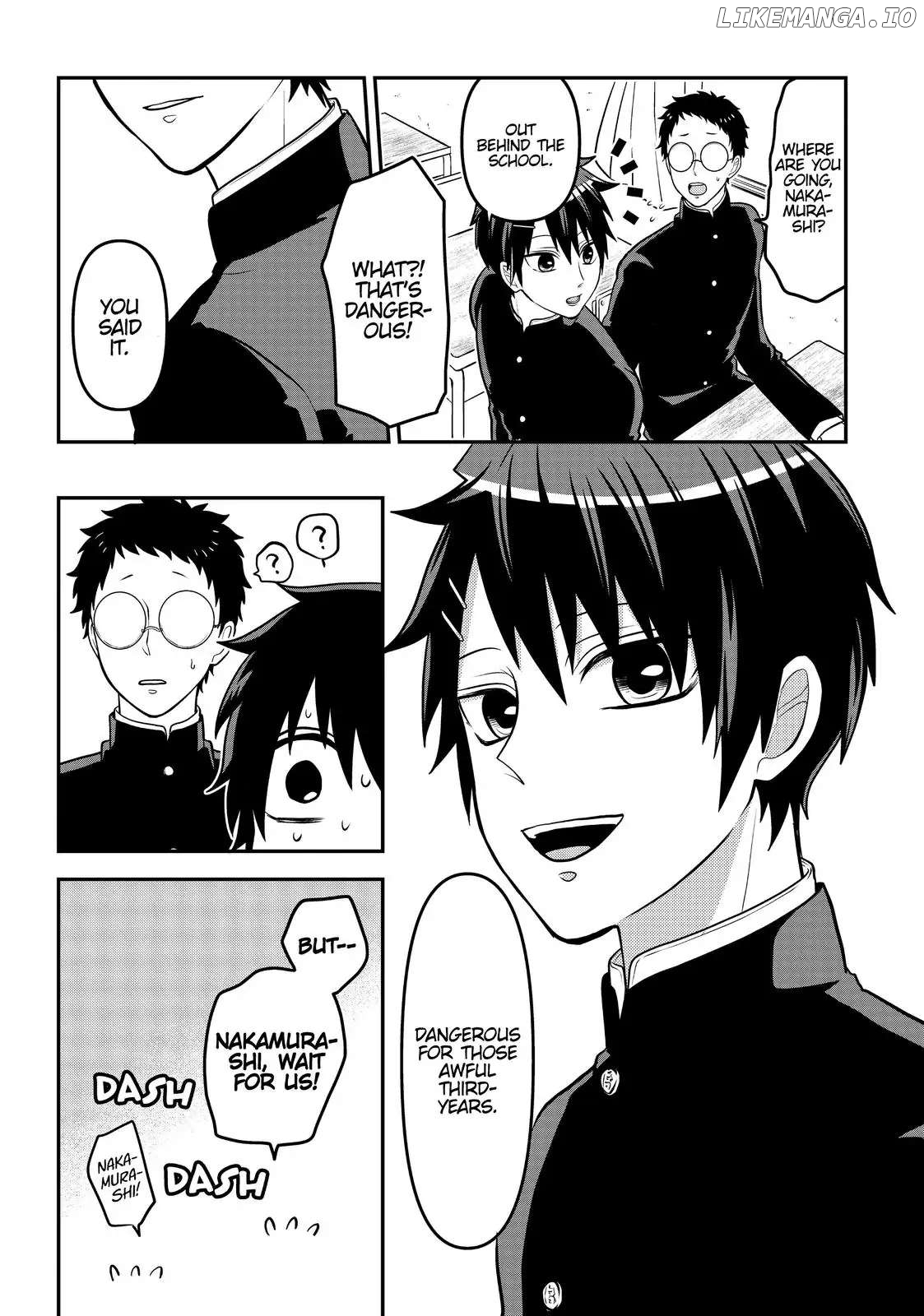 Josou Shite Mendoukusai Koto ni Natteru Nekura to Yankee no Ryou Kataomoi chapter 39.1 - page 3