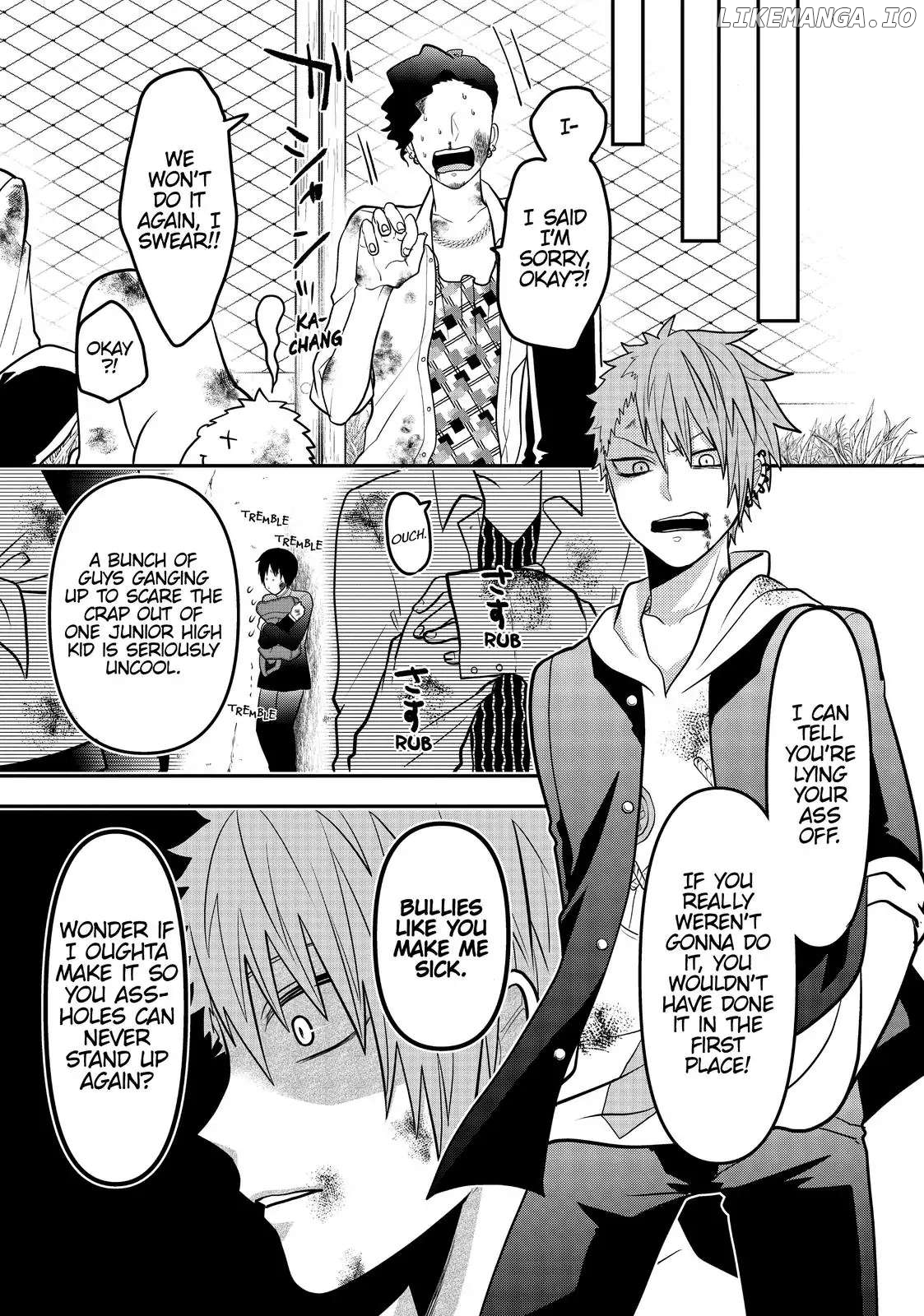 Josou Shite Mendoukusai Koto ni Natteru Nekura to Yankee no Ryou Kataomoi chapter 39.1 - page 4