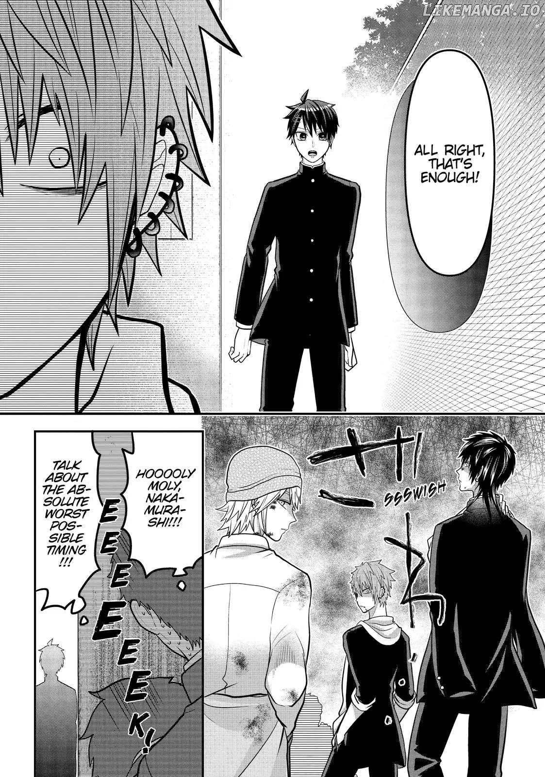 Josou Shite Mendoukusai Koto ni Natteru Nekura to Yankee no Ryou Kataomoi chapter 39.1 - page 5