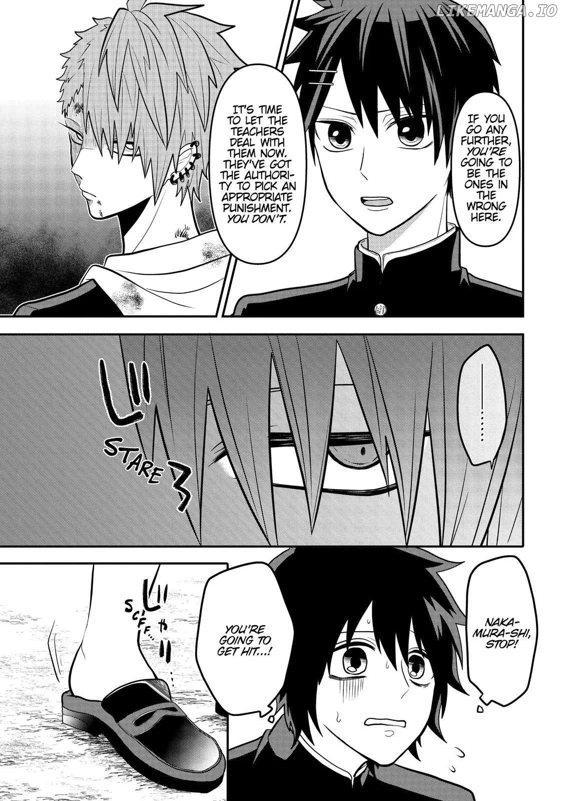 Josou Shite Mendoukusai Koto ni Natteru Nekura to Yankee no Ryou Kataomoi chapter 39.1 - page 6