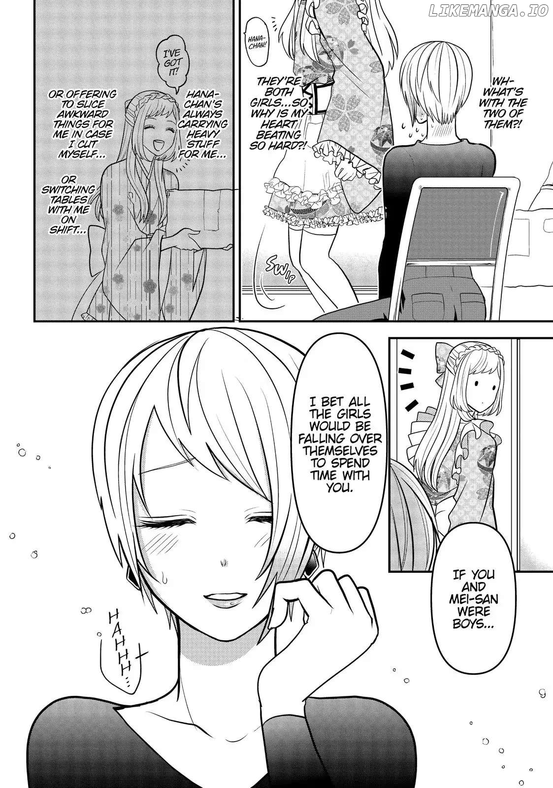 Josou Shite Mendoukusai Koto ni Natteru Nekura to Yankee no Ryou Kataomoi chapter 39.2 - page 8