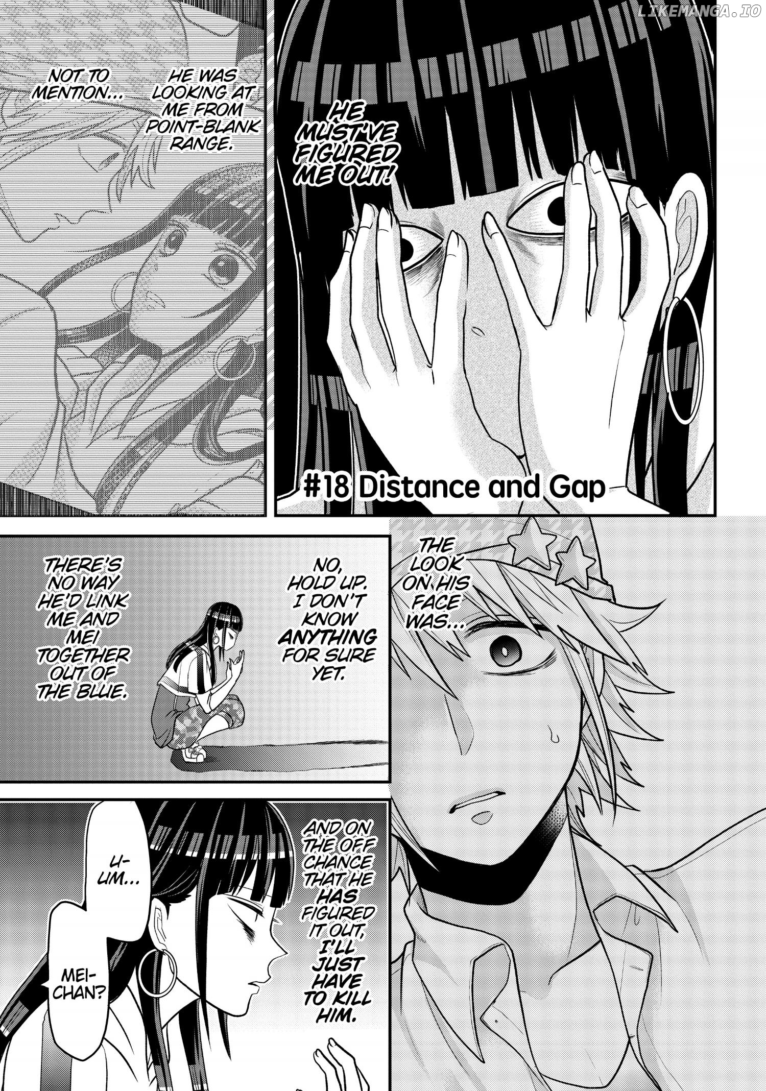 Josou Shite Mendoukusai Koto ni Natteru Nekura to Yankee no Ryou Kataomoi chapter 18 - page 1