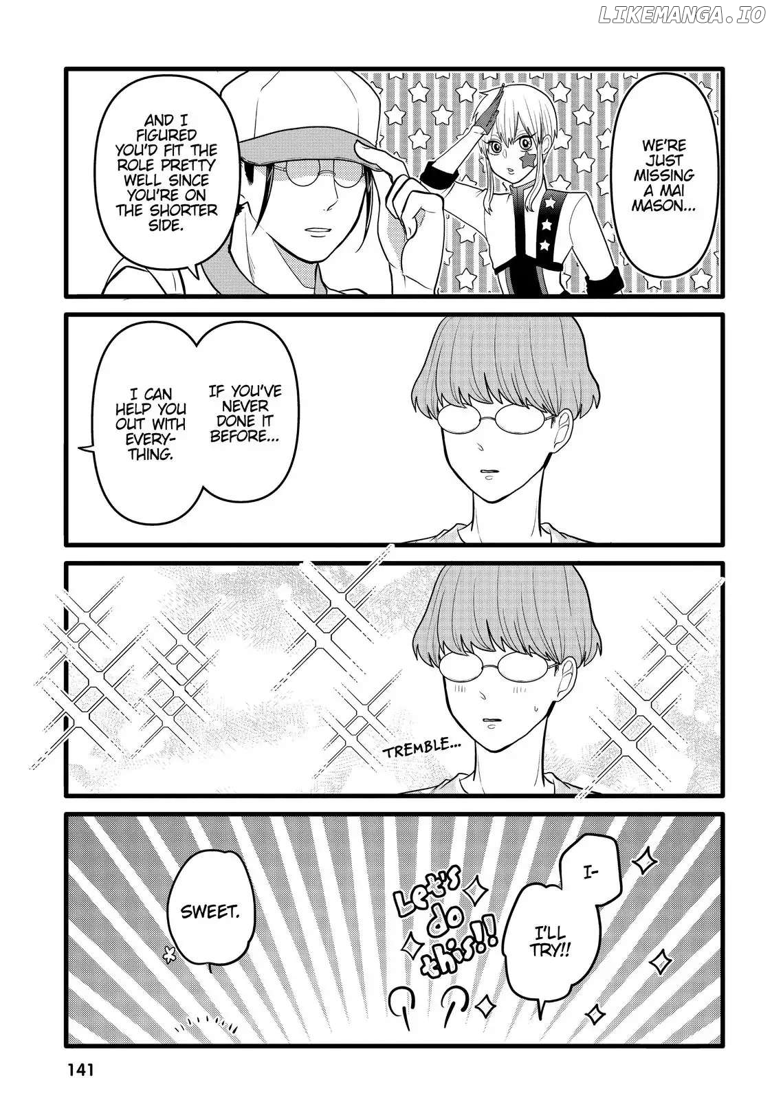 Josou Shite Mendoukusai Koto ni Natteru Nekura to Yankee no Ryou Kataomoi chapter 39.3 - page 3