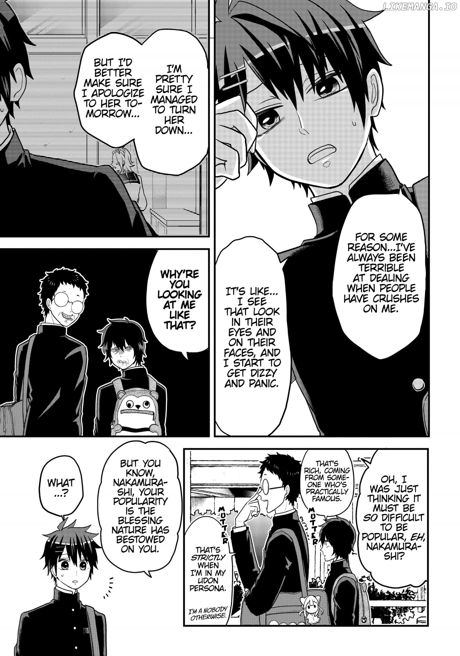 Josou Shite Mendoukusai Koto ni Natteru Nekura to Yankee no Ryou Kataomoi chapter 19 - page 3
