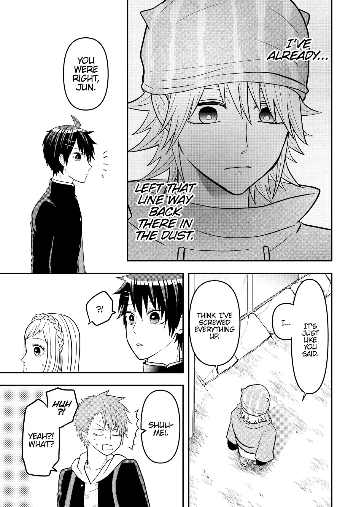 Josou Shite Mendoukusai Koto ni Natteru Nekura to Yankee no Ryou Kataomoi chapter 40 - page 12
