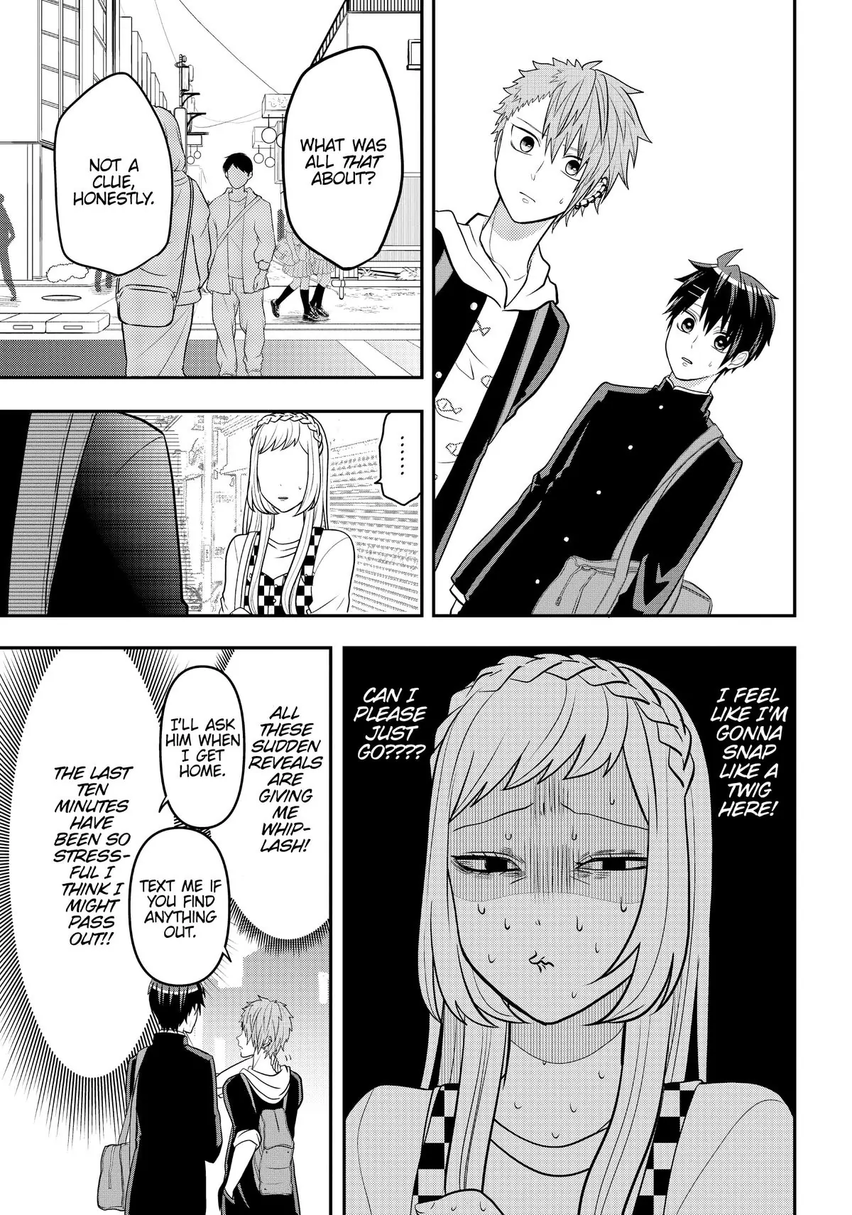 Josou Shite Mendoukusai Koto ni Natteru Nekura to Yankee no Ryou Kataomoi chapter 40 - page 14