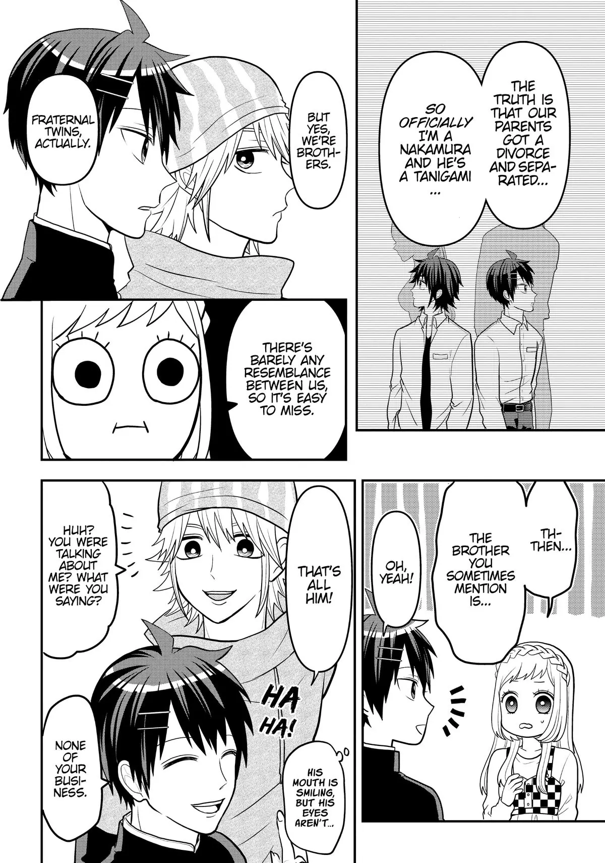 Josou Shite Mendoukusai Koto ni Natteru Nekura to Yankee no Ryou Kataomoi chapter 40 - page 7