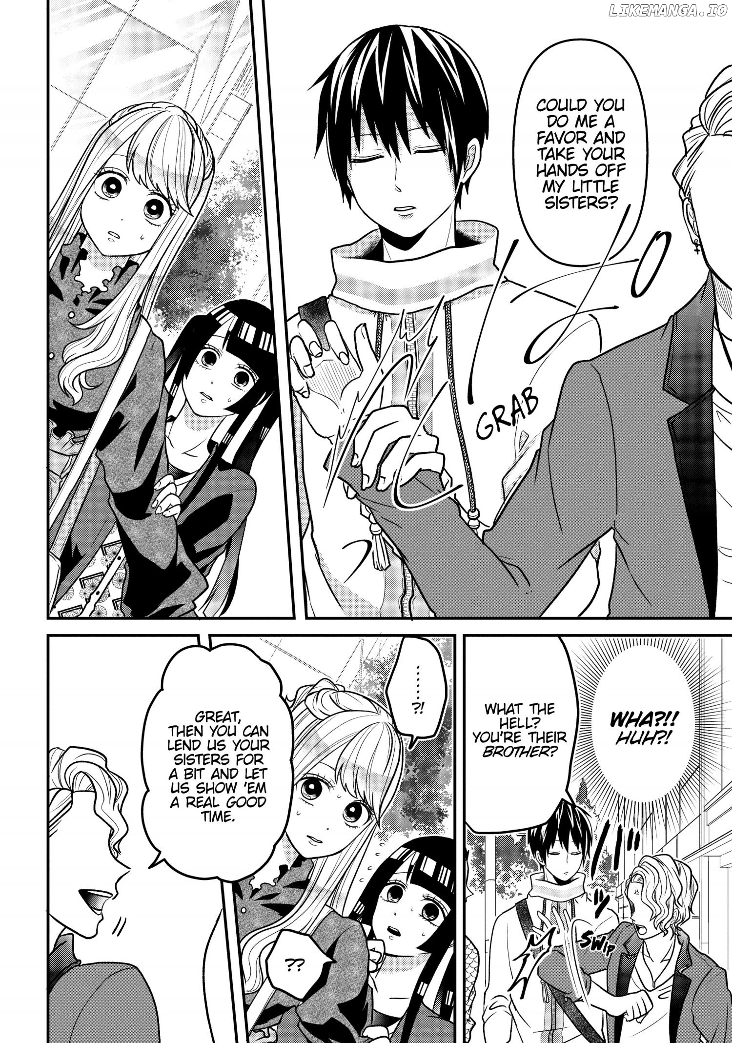 Josou Shite Mendoukusai Koto ni Natteru Nekura to Yankee no Ryou Kataomoi chapter 19.5 - page 6