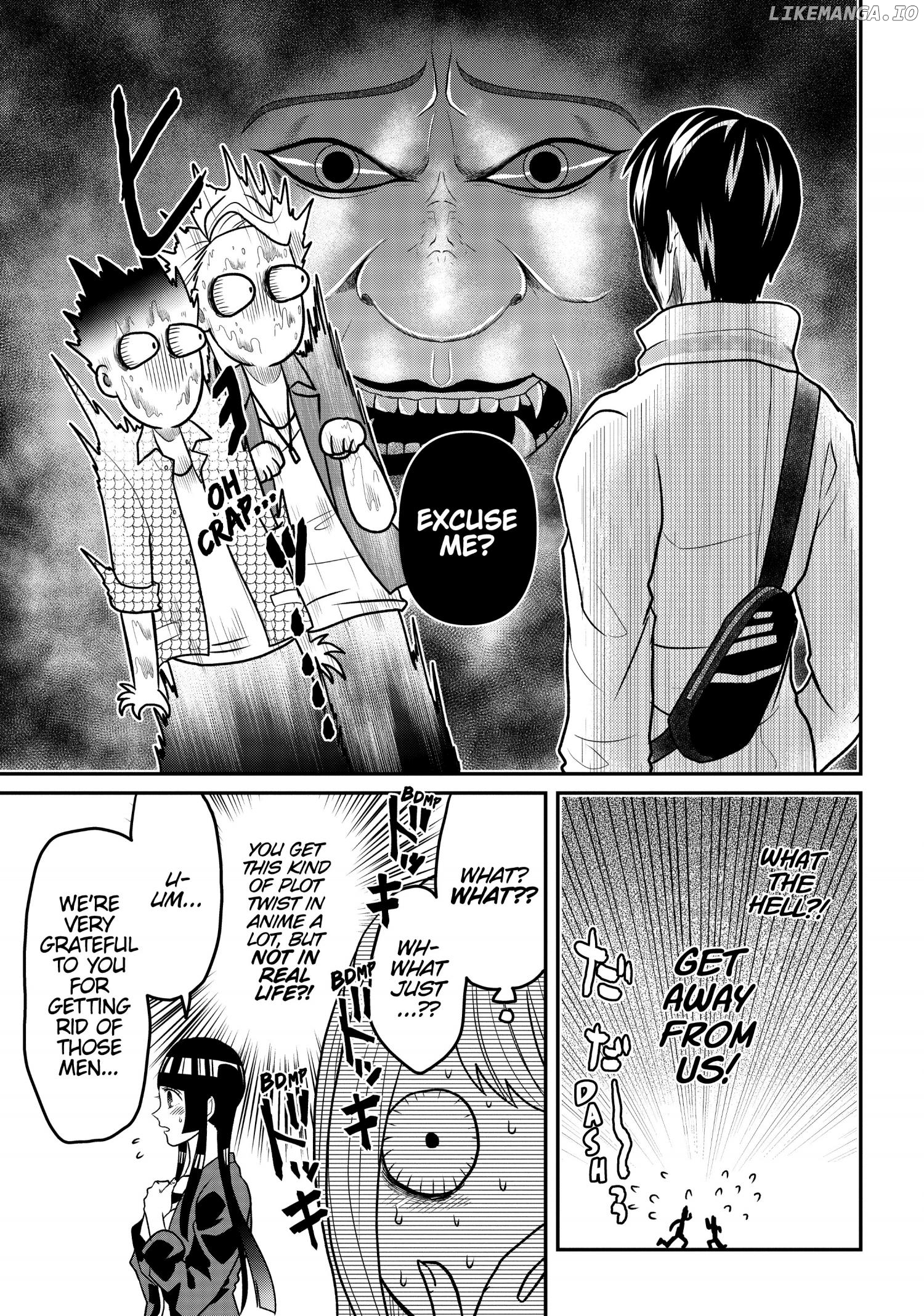 Josou Shite Mendoukusai Koto ni Natteru Nekura to Yankee no Ryou Kataomoi chapter 19.5 - page 7