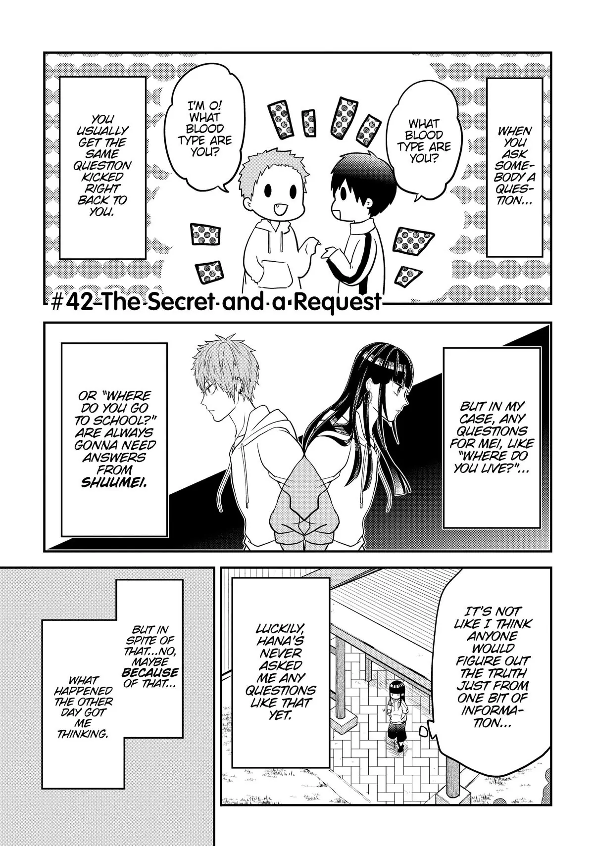 Josou Shite Mendoukusai Koto ni Natteru Nekura to Yankee no Ryou Kataomoi chapter 42 - page 1