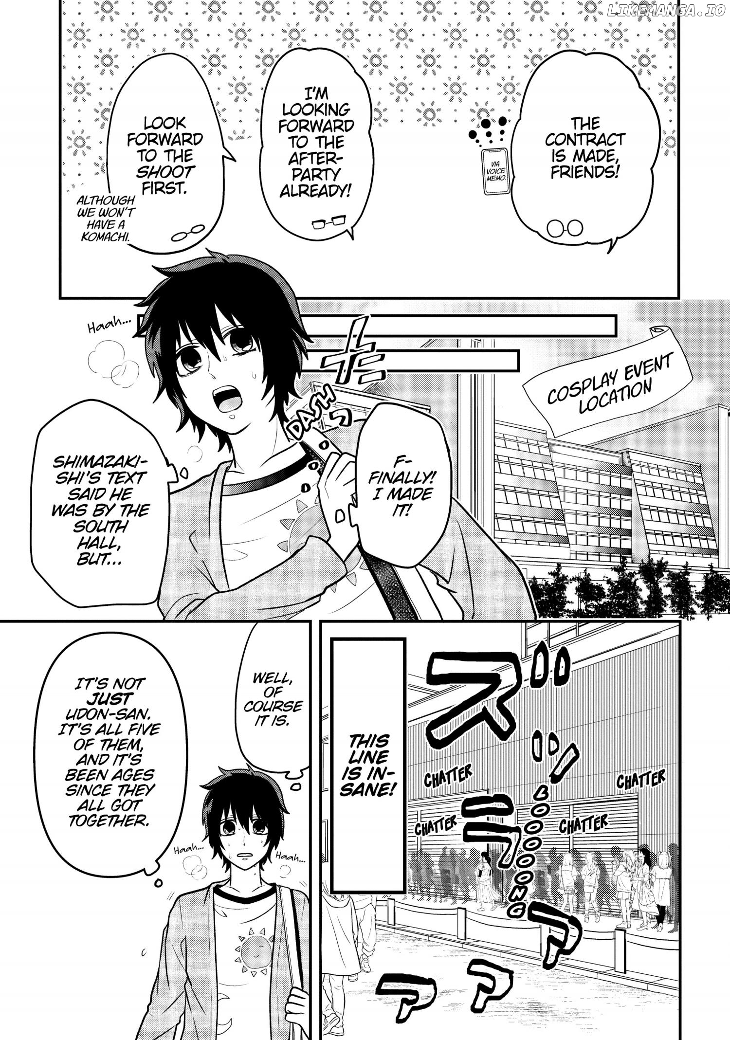 Josou Shite Mendoukusai Koto ni Natteru Nekura to Yankee no Ryou Kataomoi chapter 19.7 - page 3
