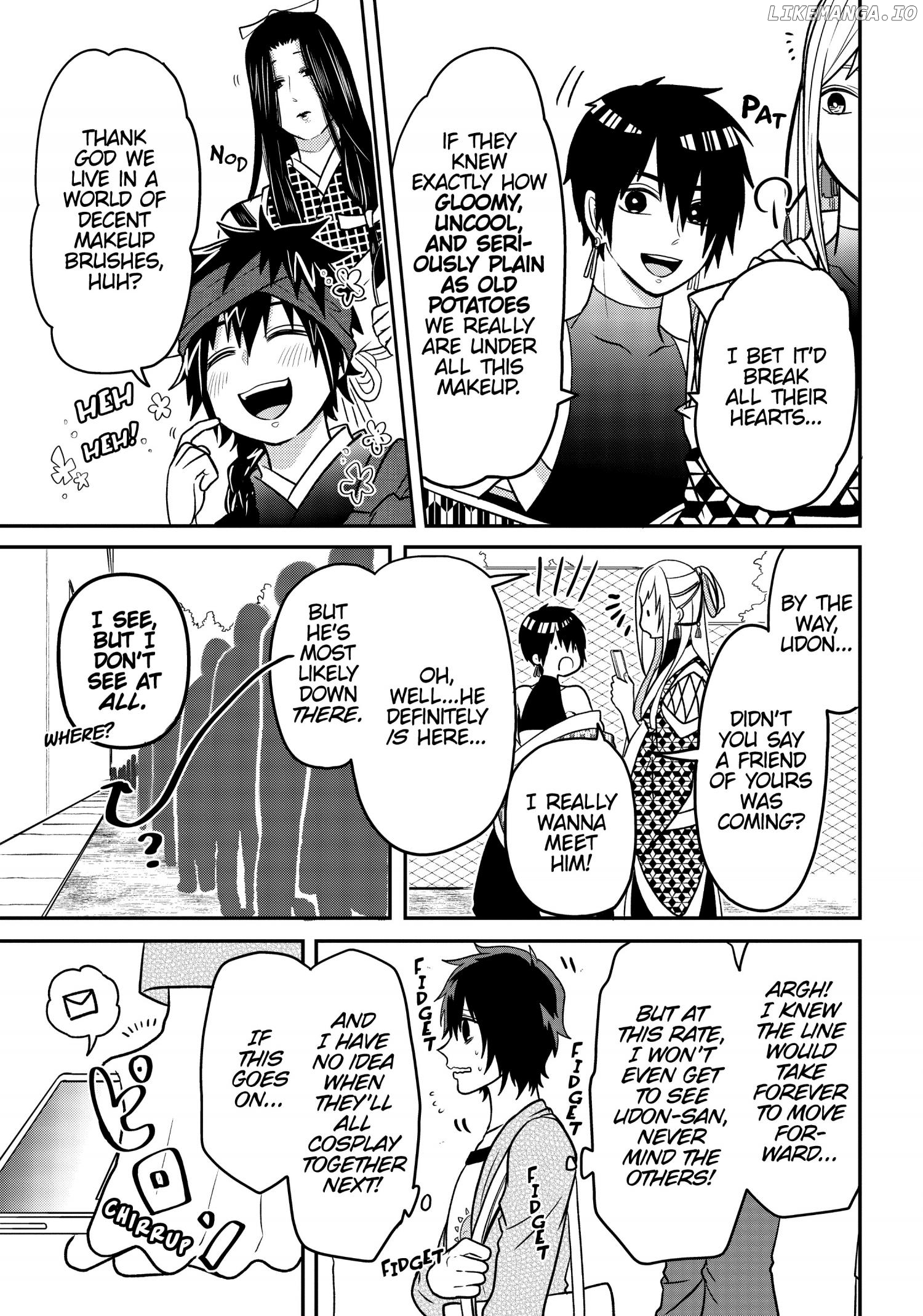 Josou Shite Mendoukusai Koto ni Natteru Nekura to Yankee no Ryou Kataomoi chapter 19.7 - page 7