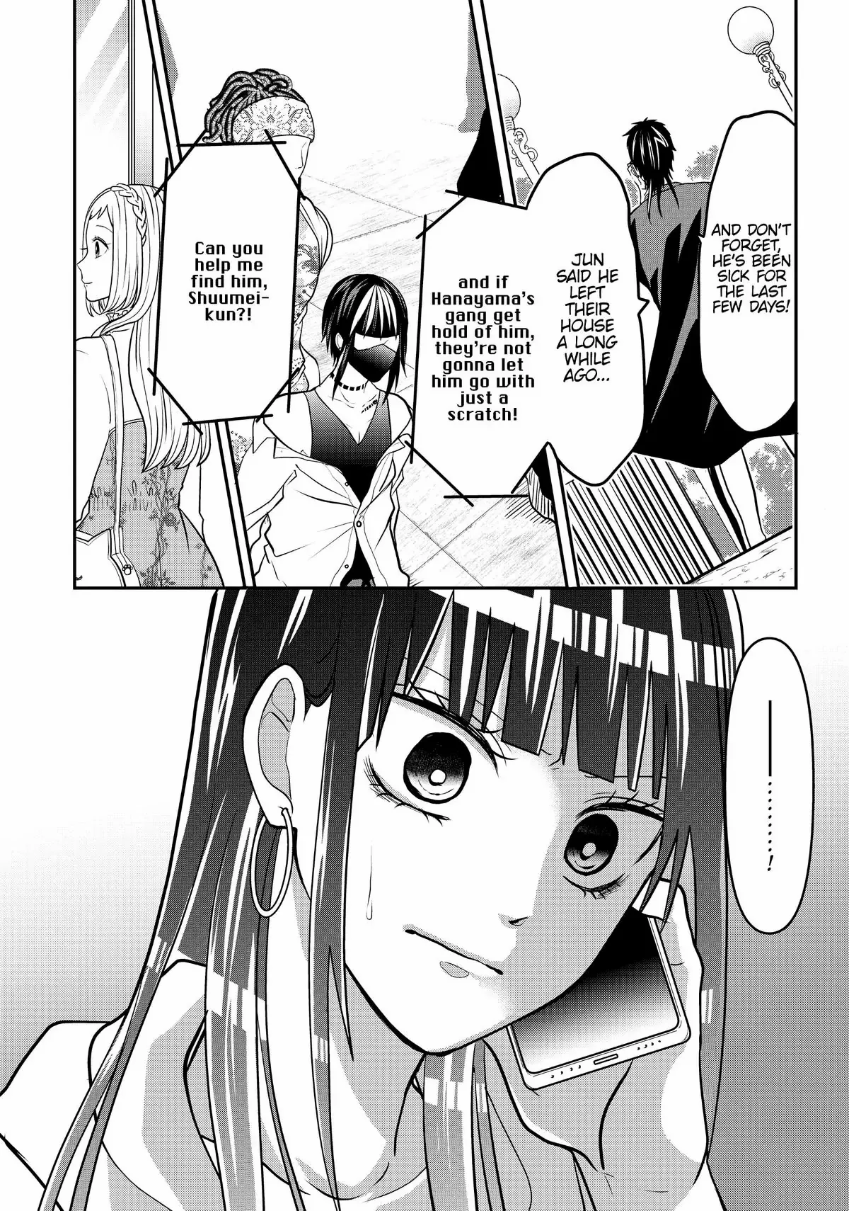 Josou Shite Mendoukusai Koto ni Natteru Nekura to Yankee no Ryou Kataomoi chapter 43 - page 9