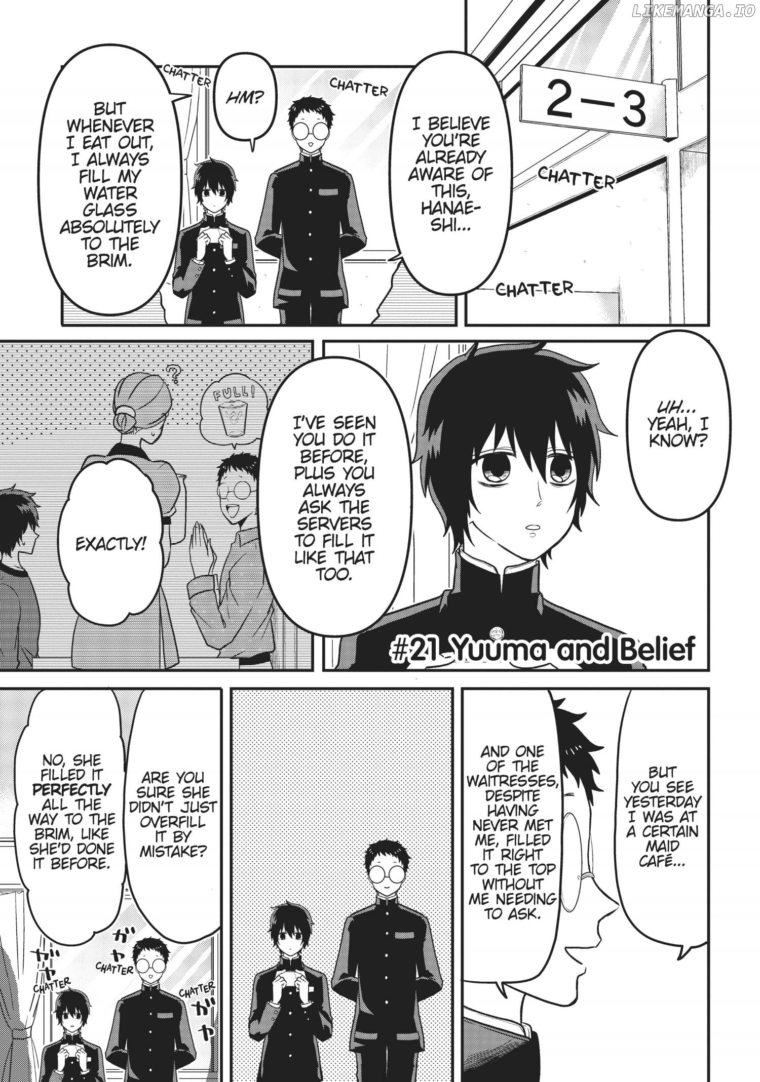 Josou Shite Mendoukusai Koto ni Natteru Nekura to Yankee no Ryou Kataomoi chapter 21 - page 1