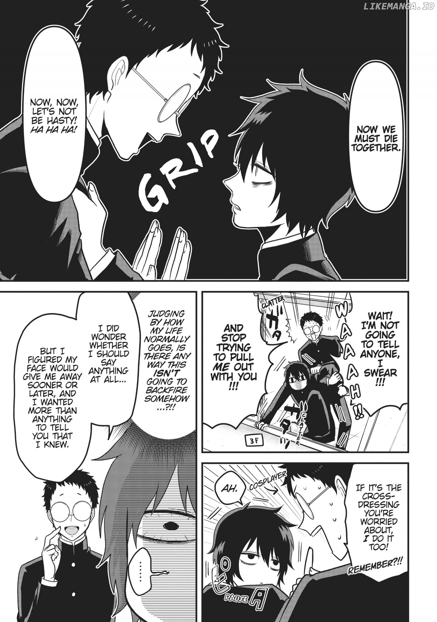 Josou Shite Mendoukusai Koto ni Natteru Nekura to Yankee no Ryou Kataomoi chapter 21 - page 3