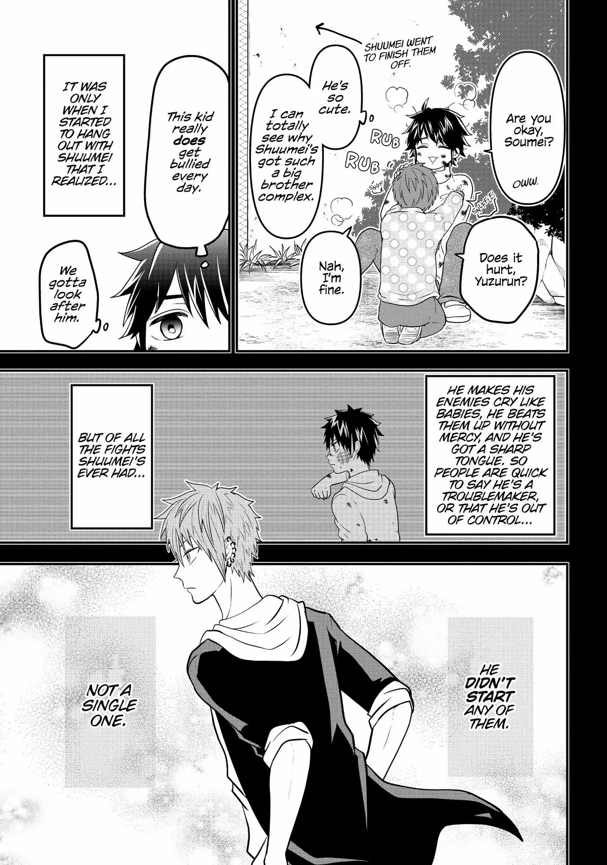 Josou Shite Mendoukusai Koto ni Natteru Nekura to Yankee no Ryou Kataomoi chapter 46 - page 11