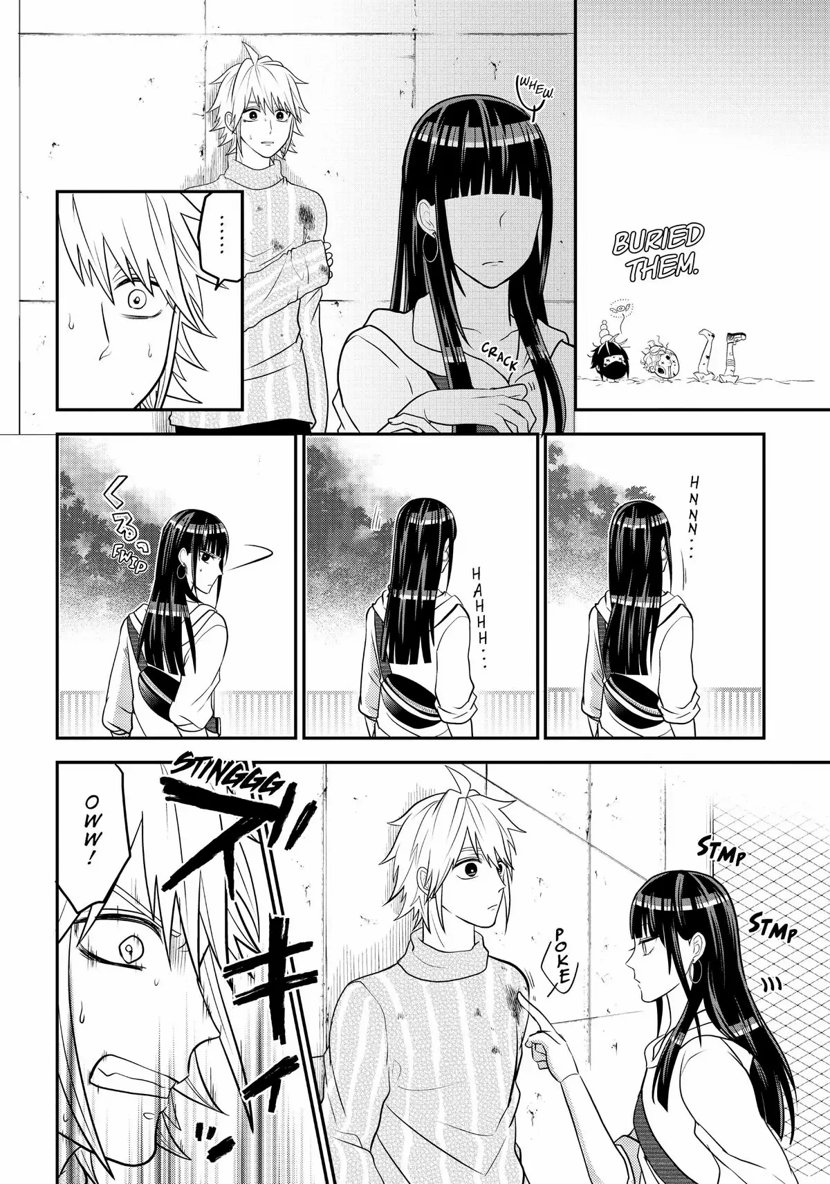 Josou Shite Mendoukusai Koto ni Natteru Nekura to Yankee no Ryou Kataomoi chapter 46 - page 14