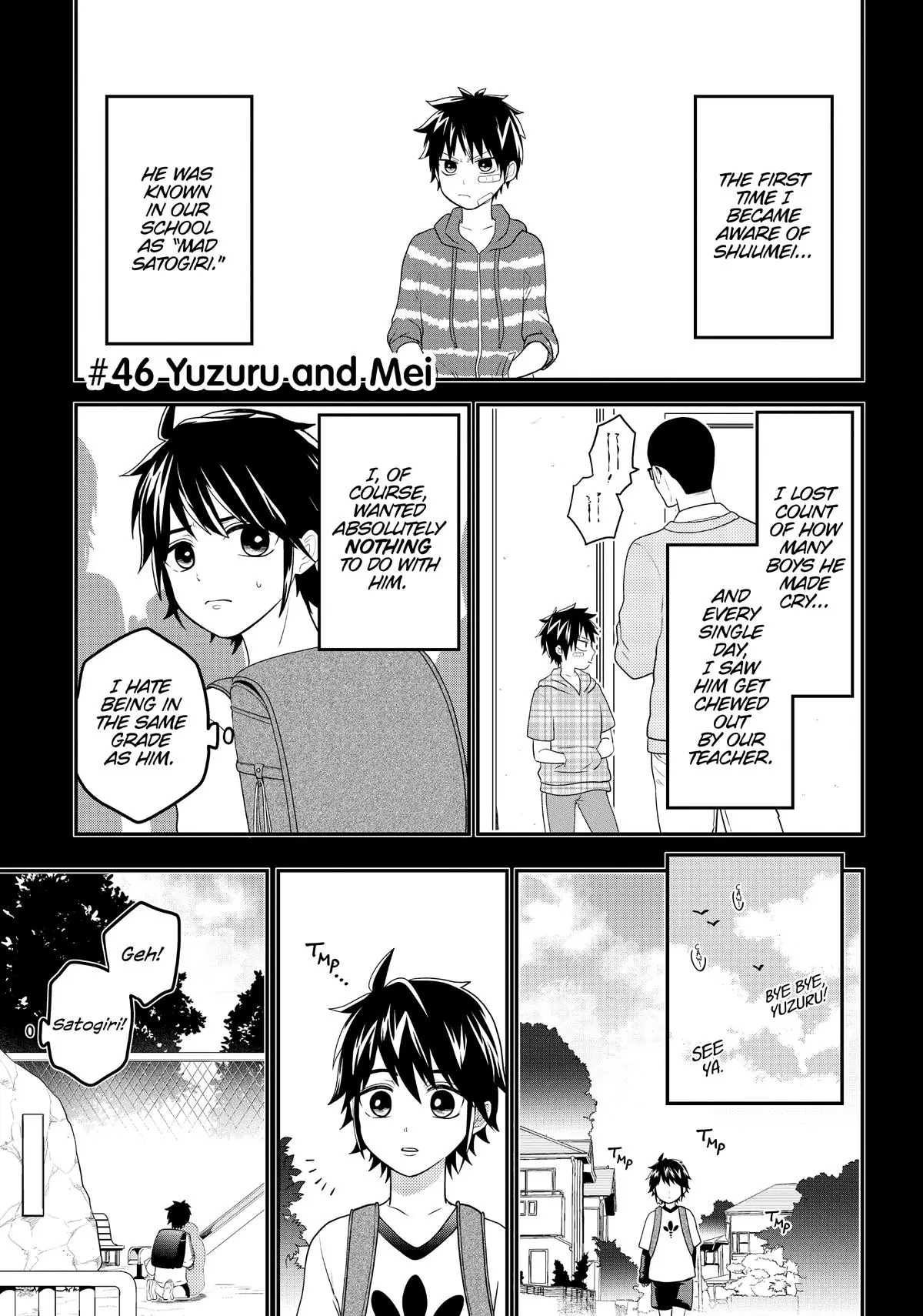 Josou Shite Mendoukusai Koto ni Natteru Nekura to Yankee no Ryou Kataomoi chapter 46 - page 1
