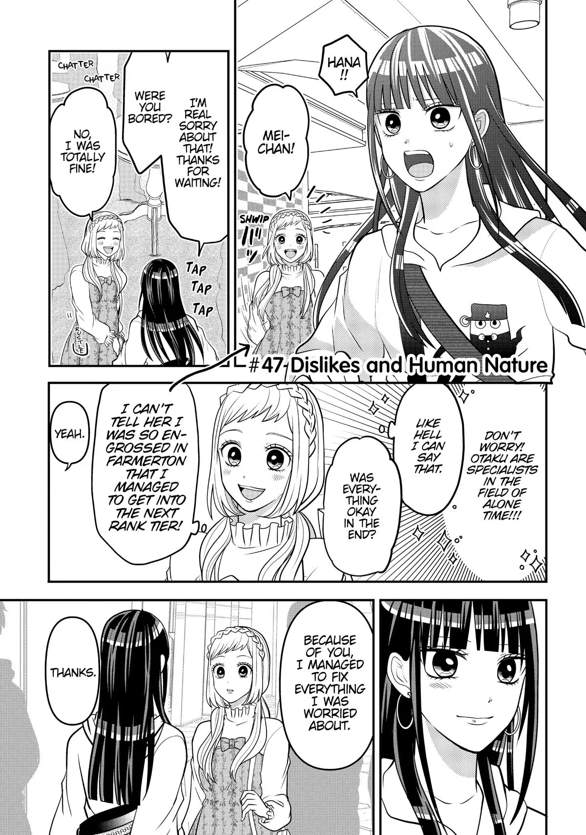Josou Shite Mendoukusai Koto ni Natteru Nekura to Yankee no Ryou Kataomoi chapter 47 - page 1