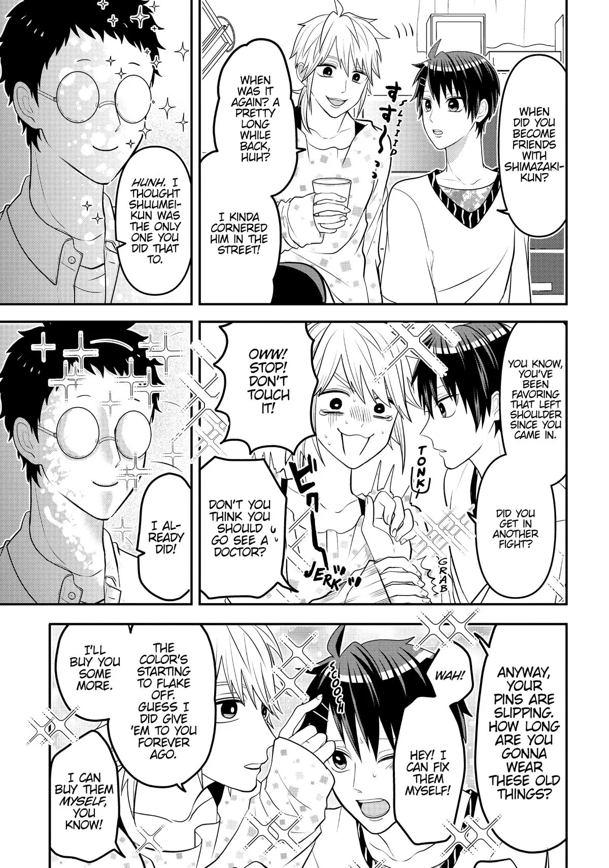 Josou Shite Mendoukusai Koto ni Natteru Nekura to Yankee no Ryou Kataomoi chapter 47.5 - page 9