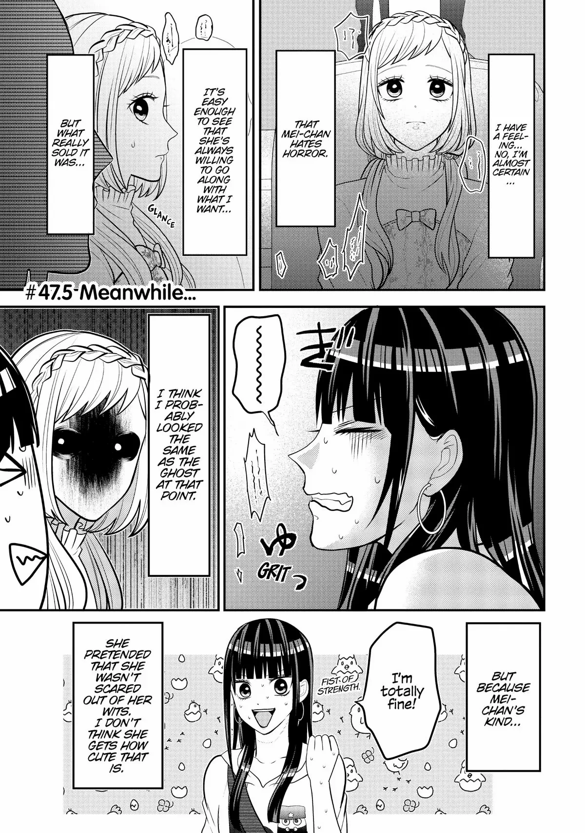 Josou Shite Mendoukusai Koto ni Natteru Nekura to Yankee no Ryou Kataomoi chapter 47.5 - page 1