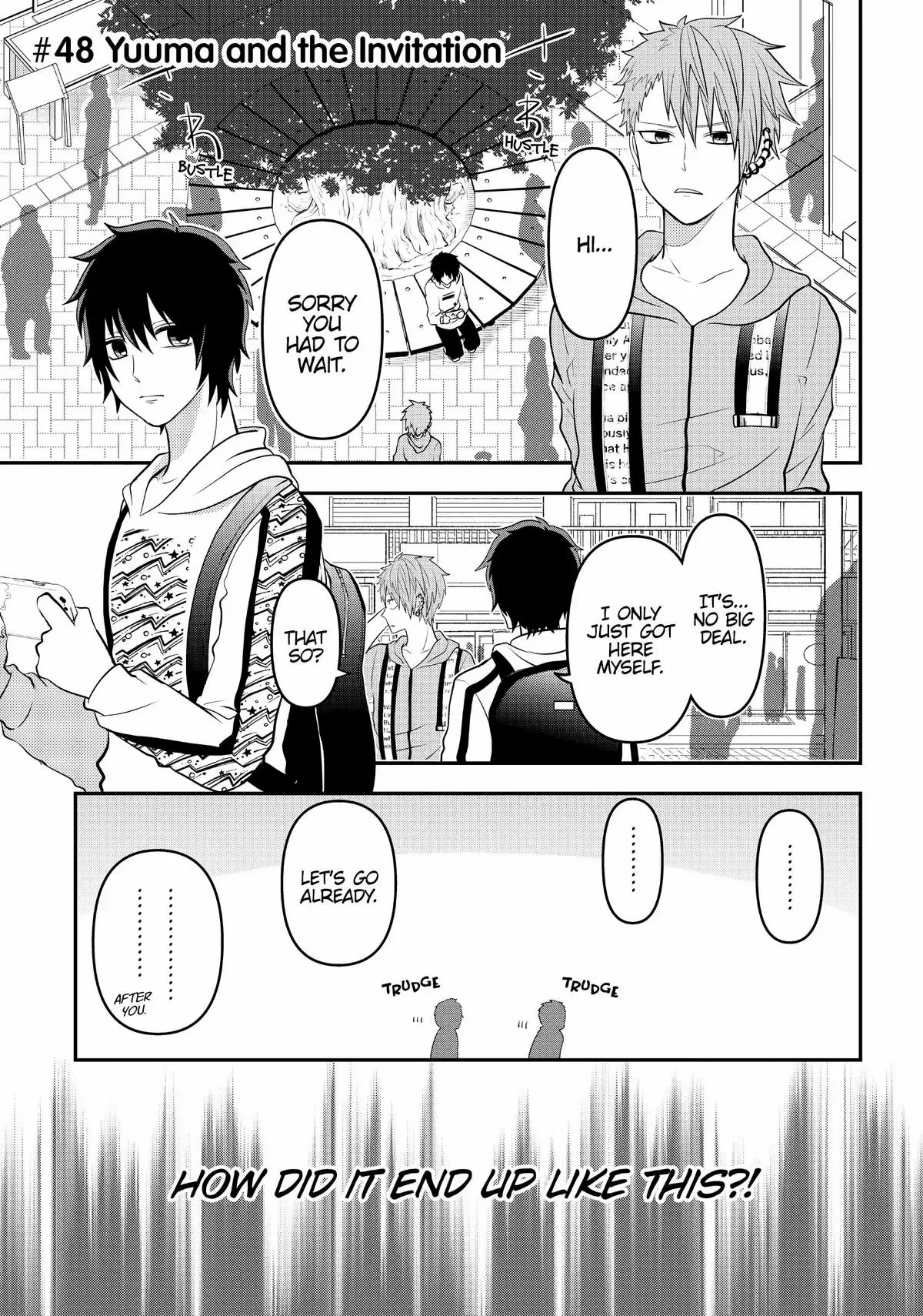 Josou Shite Mendoukusai Koto ni Natteru Nekura to Yankee no Ryou Kataomoi chapter 48 - page 1