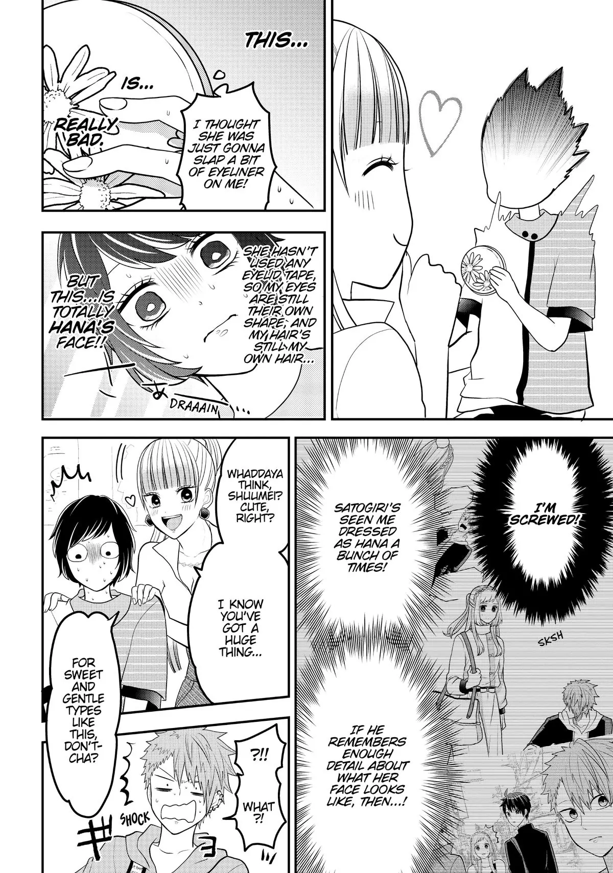 Josou Shite Mendoukusai Koto ni Natteru Nekura to Yankee no Ryou Kataomoi Chapter 50 - page 8