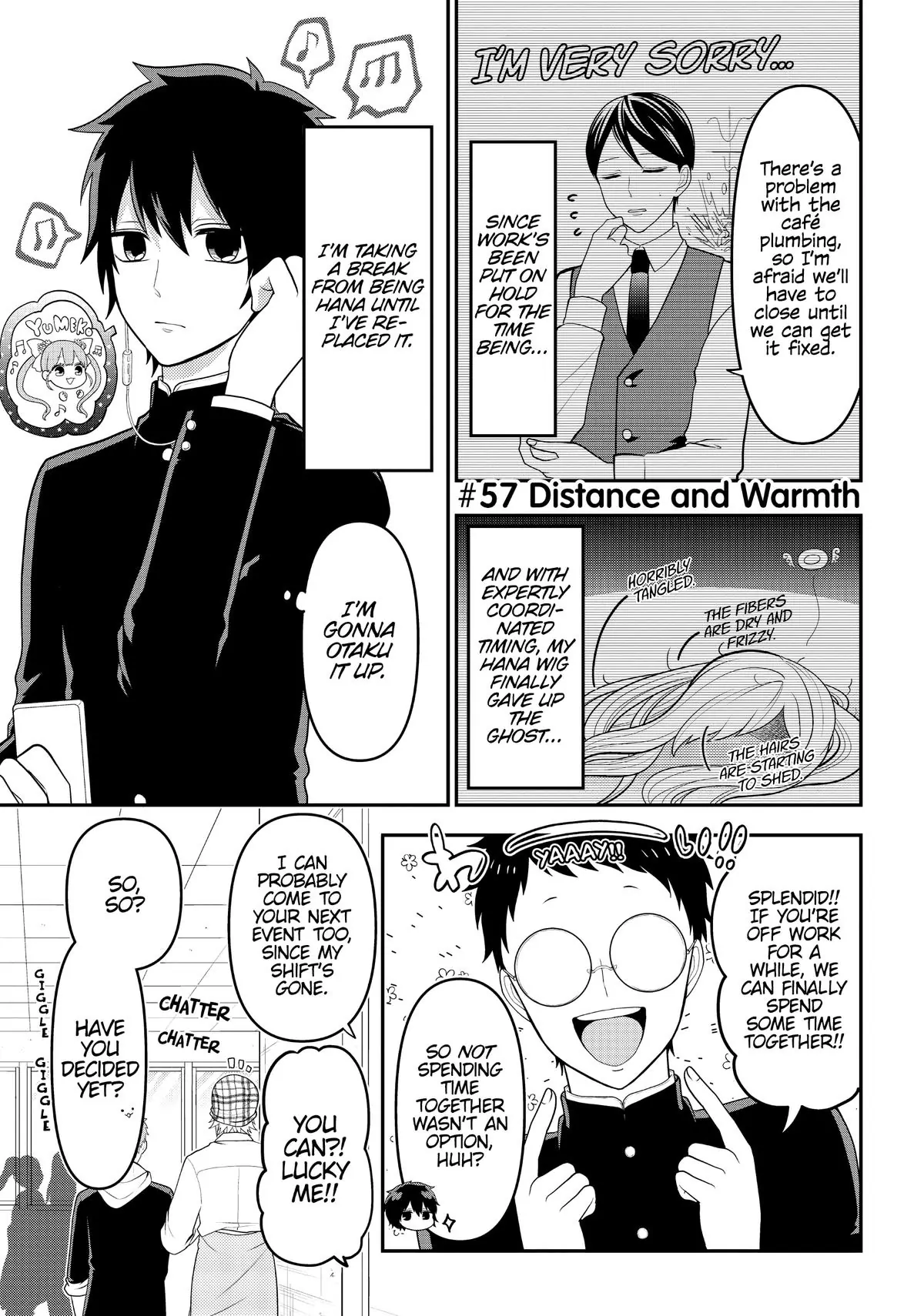 Josou Shite Mendoukusai Koto ni Natteru Nekura to Yankee no Ryou Kataomoi Chapter 57 - page 1