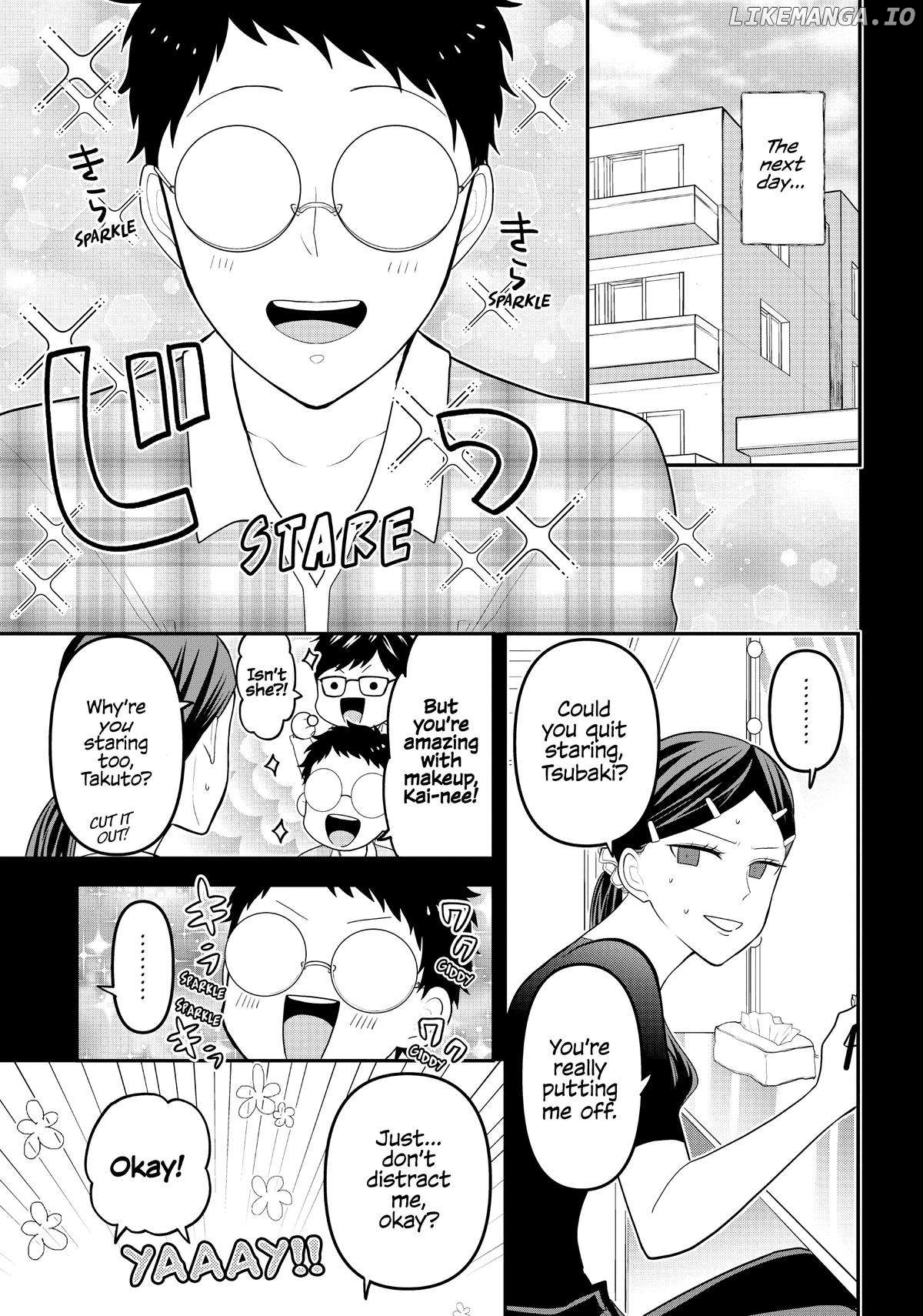 Josou Shite Mendoukusai Koto ni Natteru Nekura to Yankee no Ryou Kataomoi Chapter 58.6 - page 3