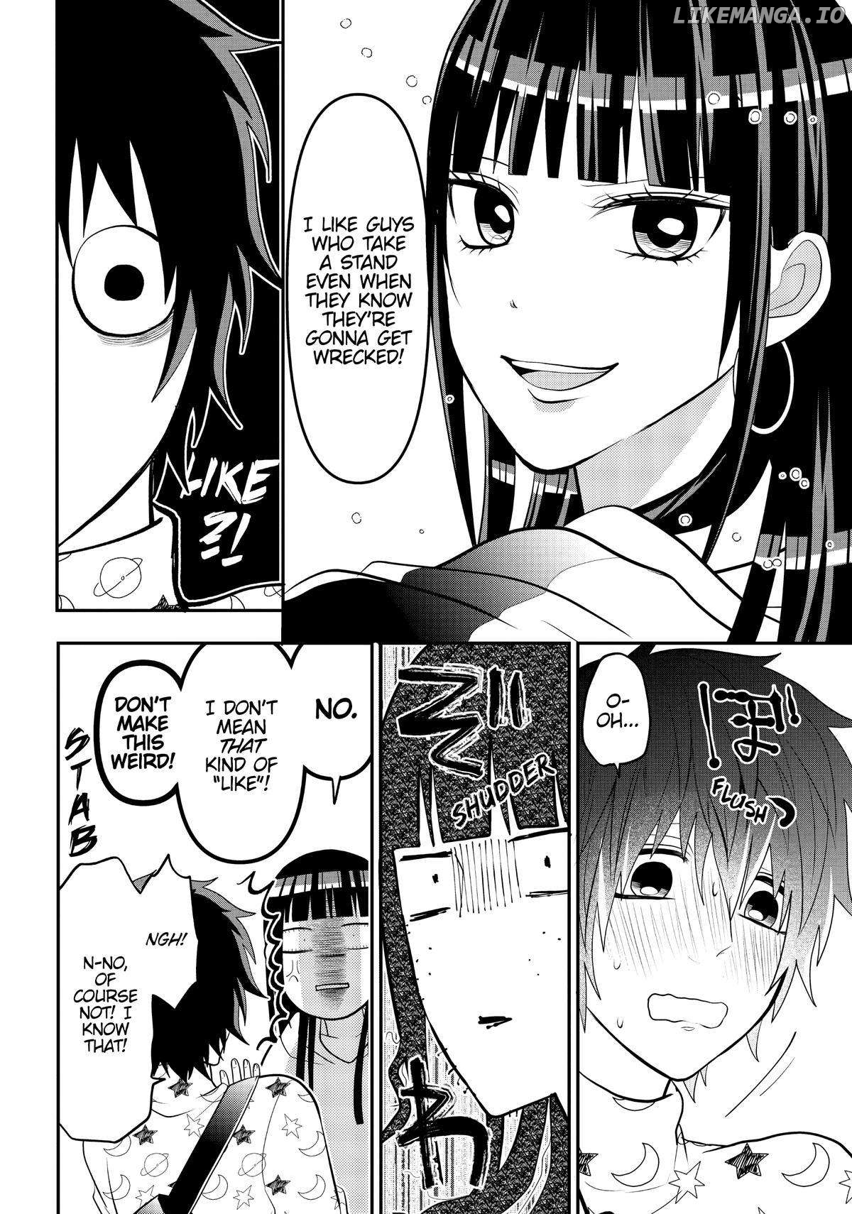 Josou Shite Mendoukusai Koto ni Natteru Nekura to Yankee no Ryou Kataomoi Chapter 60 - page 12
