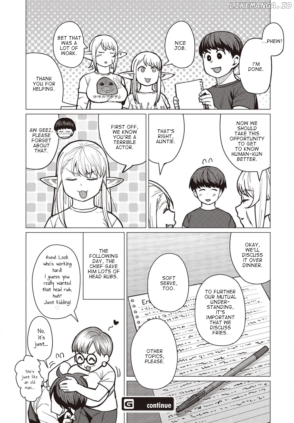 Elf-San wa Yaserarenai. - Manga chapter 37 - page 24