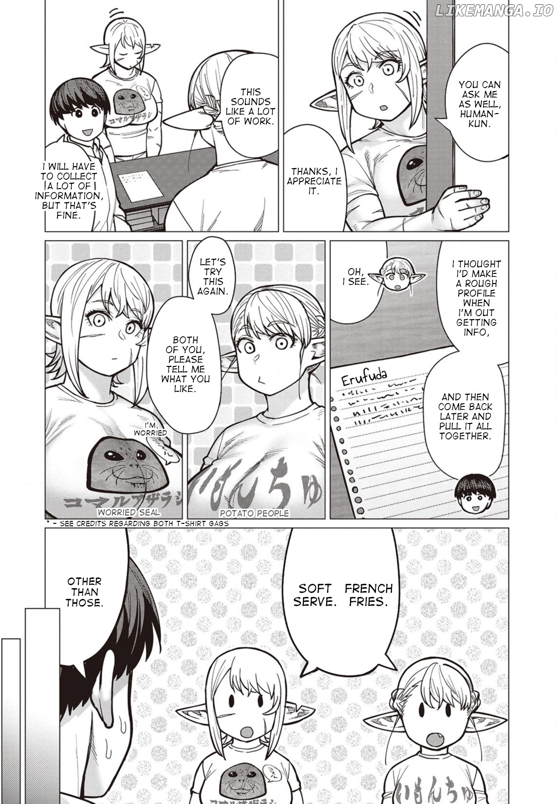 Elf-San wa Yaserarenai. - Manga chapter 37 - page 9