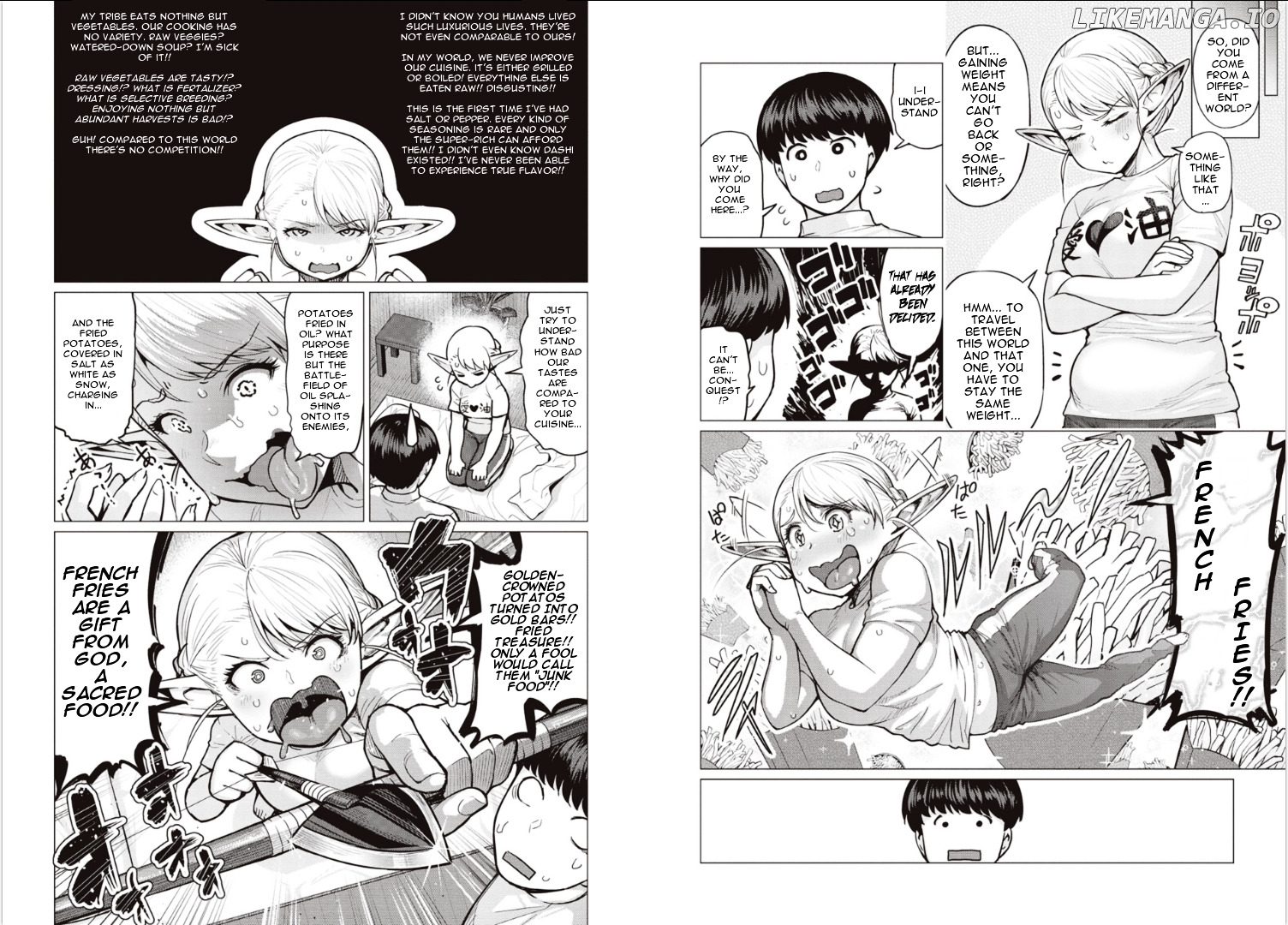 Elf-San wa Yaserarenai. - Manga chapter 1 - page 10