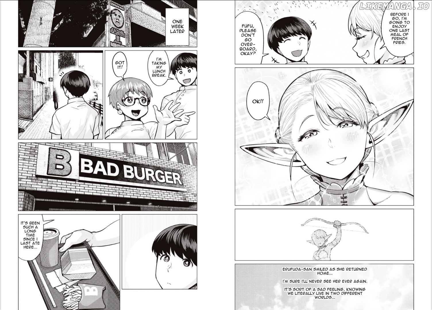 Elf-San wa Yaserarenai. - Manga chapter 1 - page 13