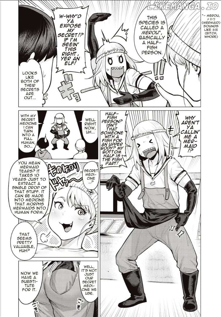 Elf-San wa Yaserarenai. - Manga chapter 3 - page 7
