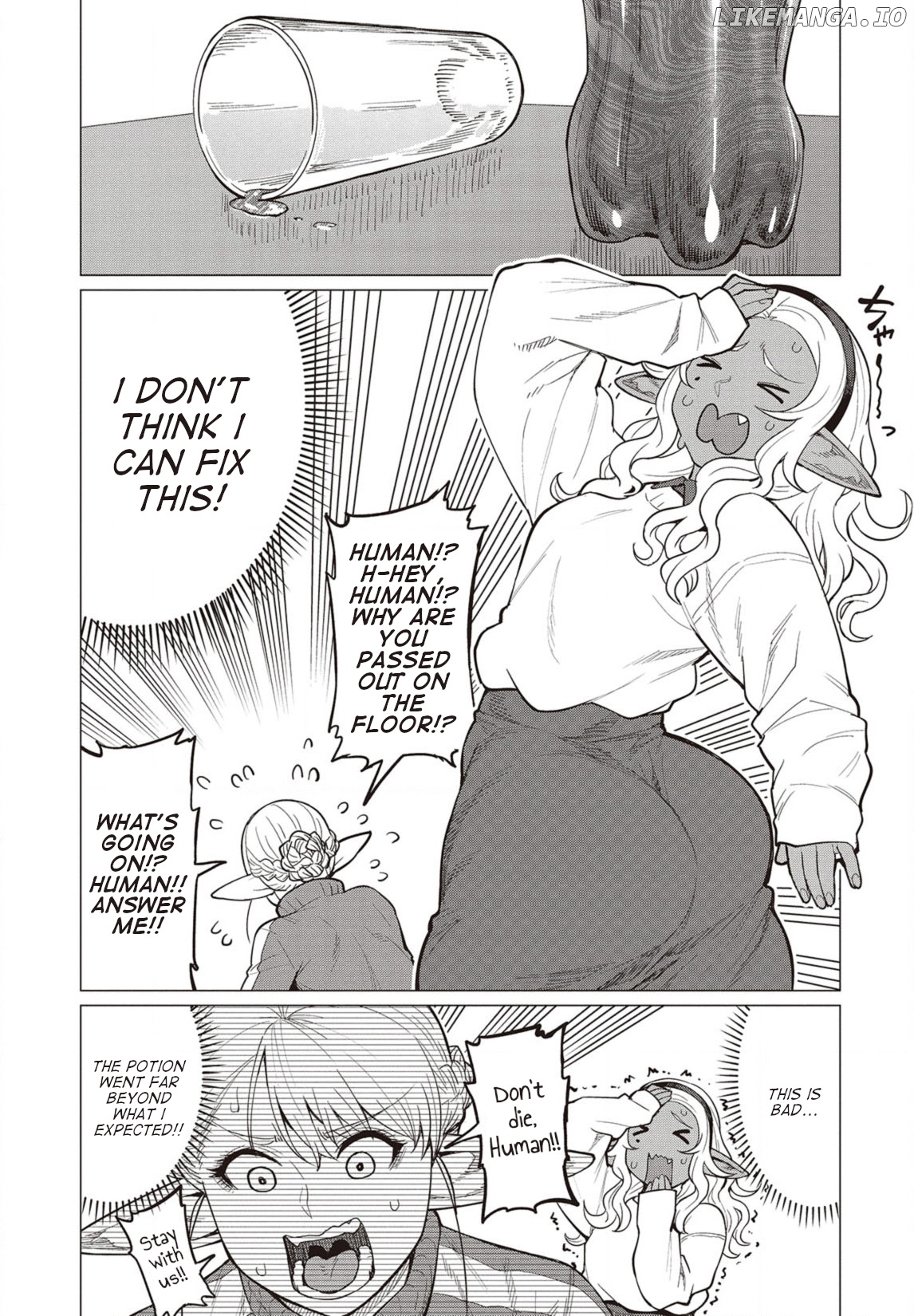 Elf-San wa Yaserarenai. - Manga chapter 23 - page 10